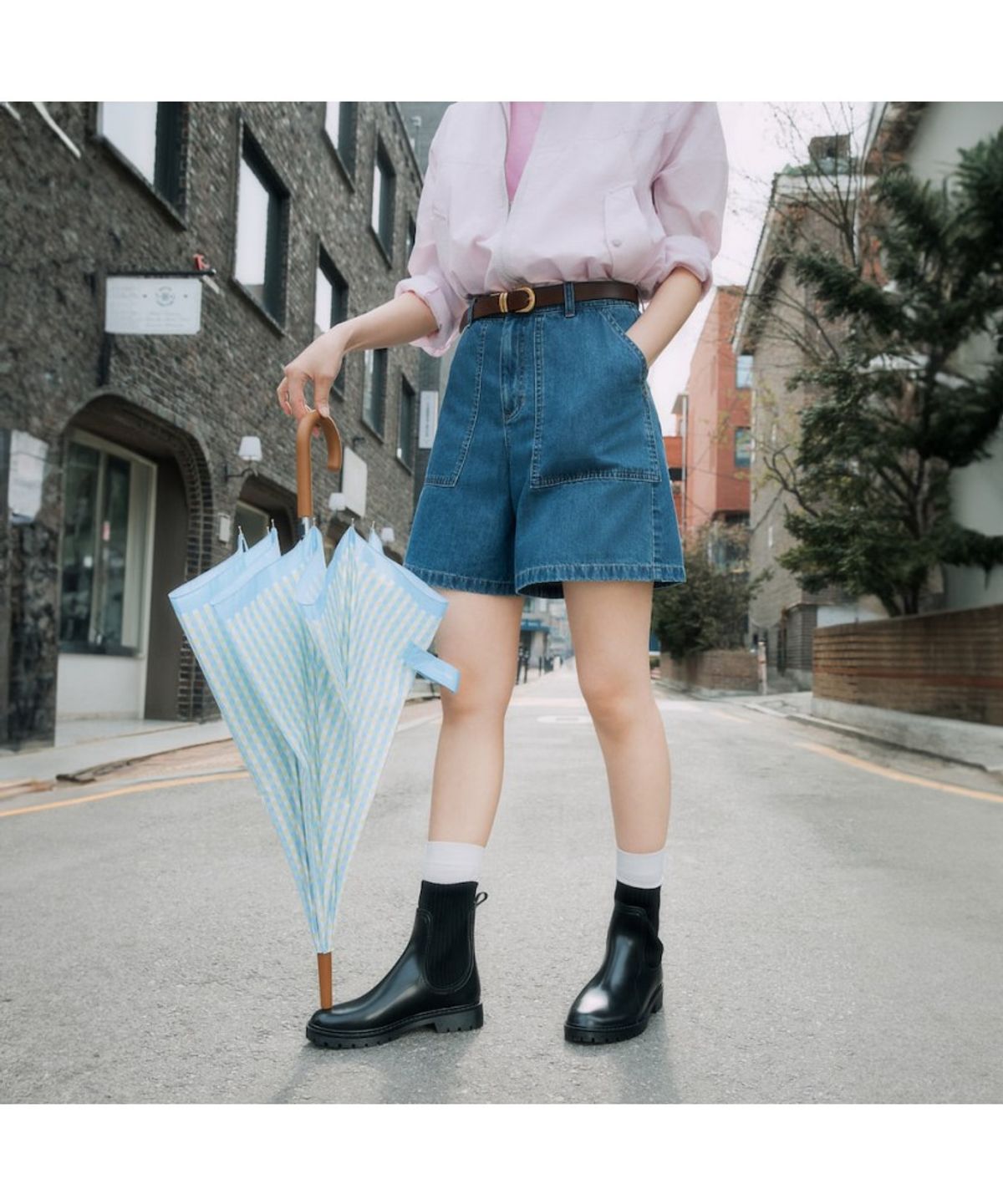 빈폴 액세서리(BEANPOLE ACCESSORY) [애니웨더] 첼시 발수 레인부츠 - 블랙