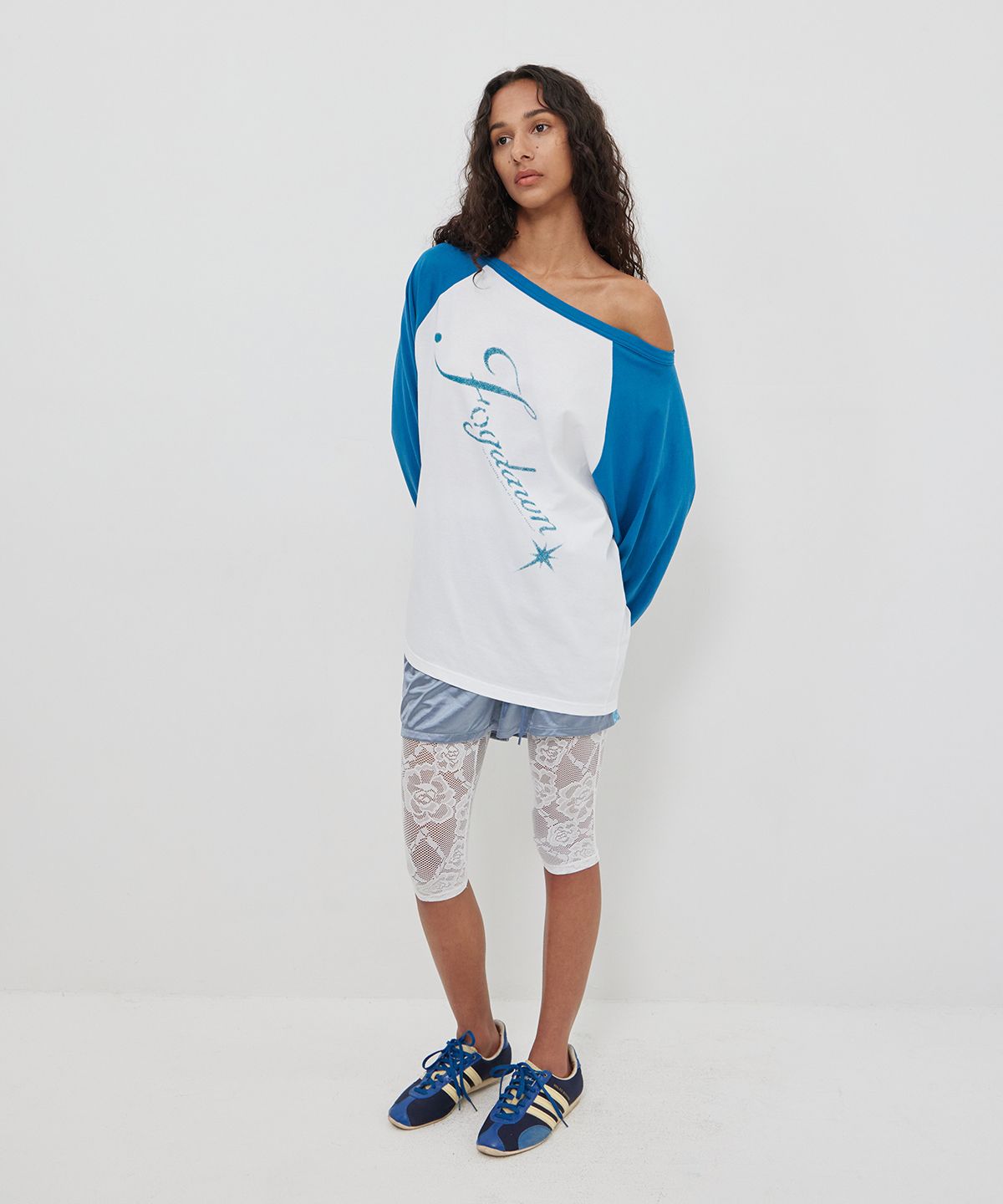 MUSINSA公式 | FOGDAWN Stardust Raglan Long Sleeve (blue)