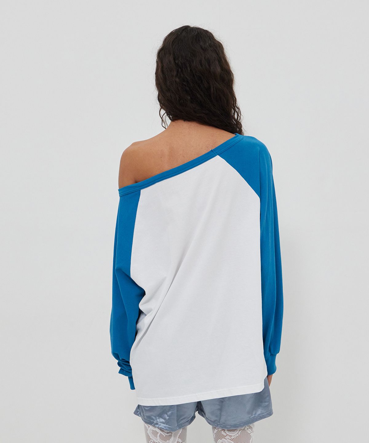 MUSINSA公式 | FOGDAWN Stardust Raglan Long Sleeve (blue)