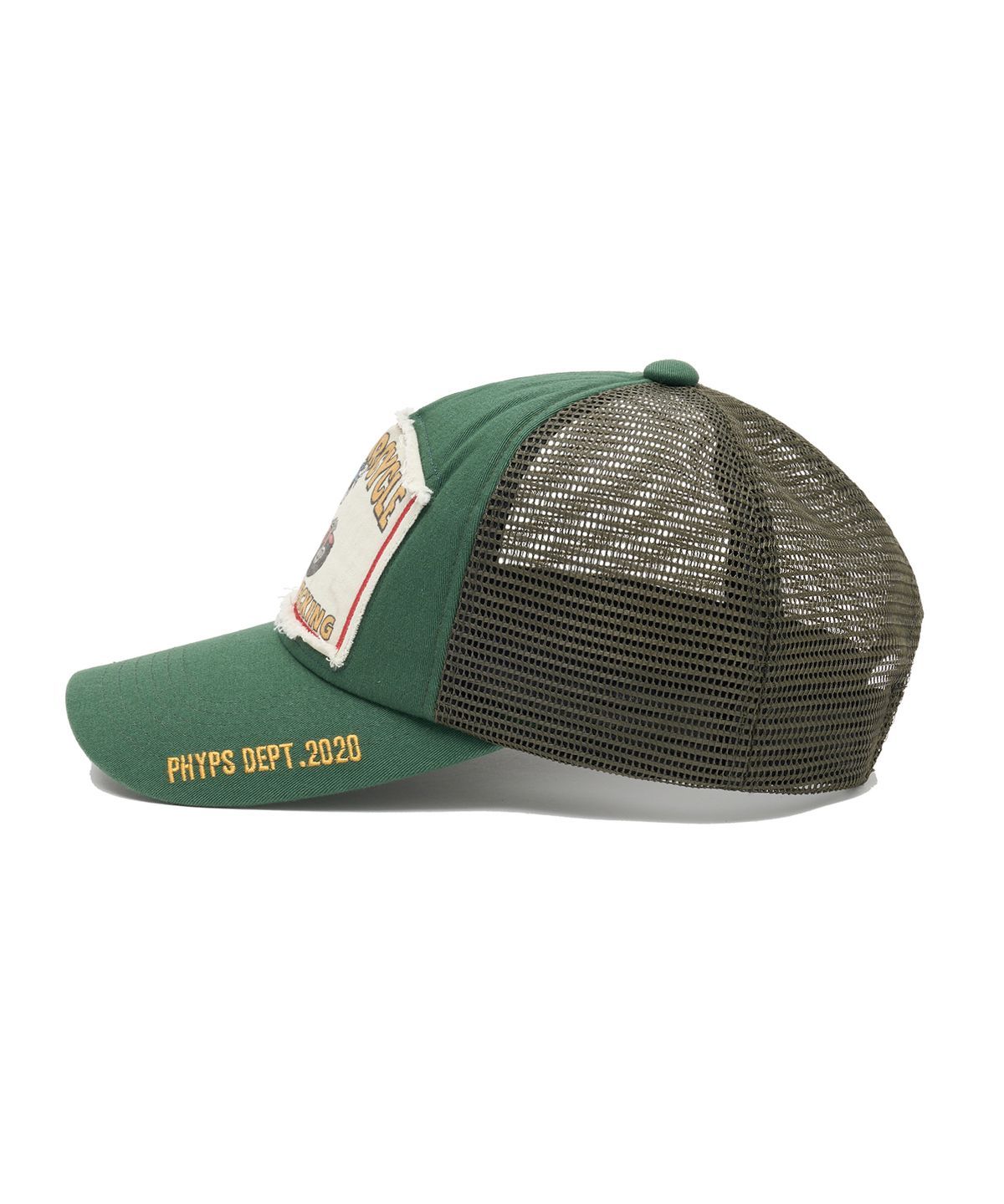 핍스 모터사이클(PHYPS MOTORCYCLE) Riding Bear Mesh Ball Cap Green
