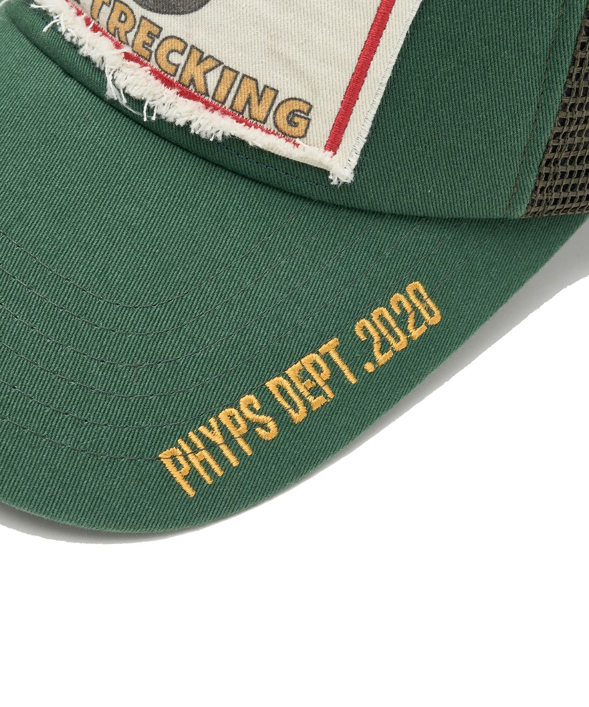 핍스 모터사이클(PHYPS MOTORCYCLE) Riding Bear Mesh Ball Cap Green