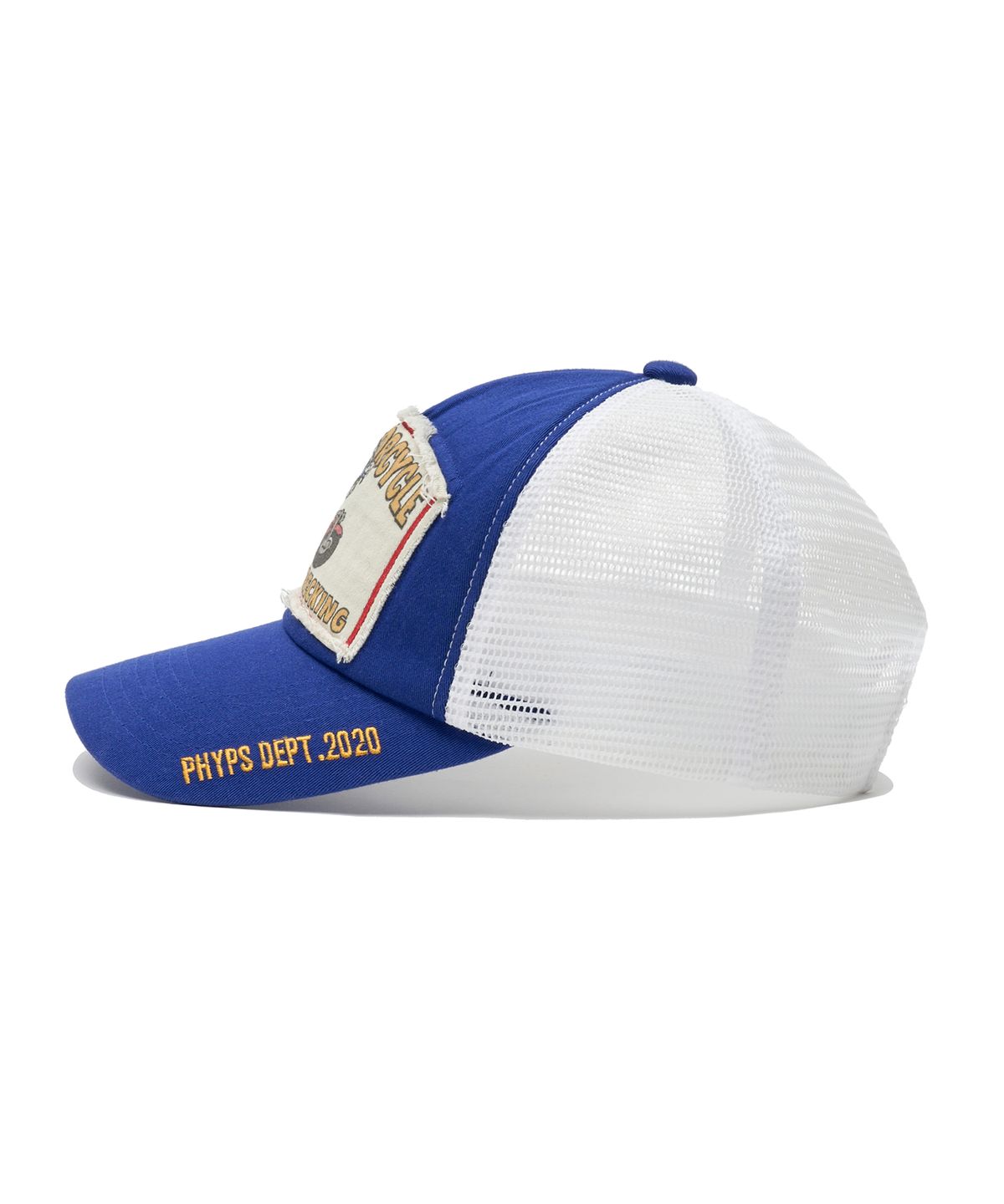 핍스 모터사이클(PHYPS MOTORCYCLE) Riding Bear Mesh Ball Cap Blue