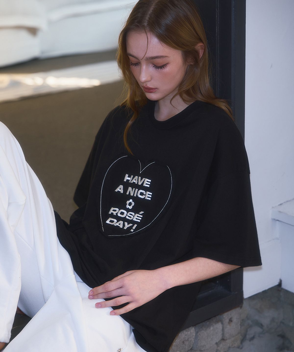로제프란츠(ROSEFRANTZ) In the Heart T-shirt [Black]