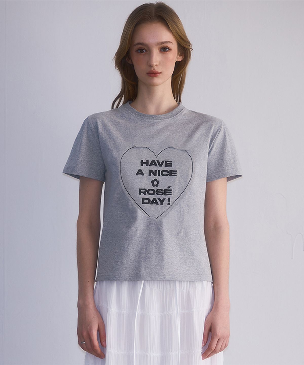 로제프란츠(ROSEFRANTZ) In the Heart T-shirt [Gray]