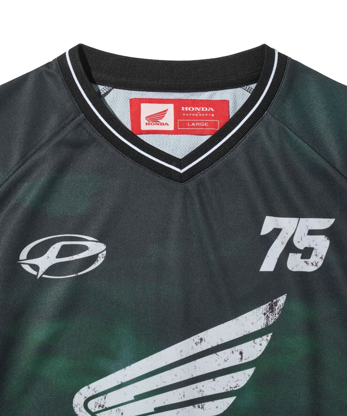 핍스 모터사이클(PHYPS MOTORCYCLE) X-Ray Jersey Short Sleeve Black
