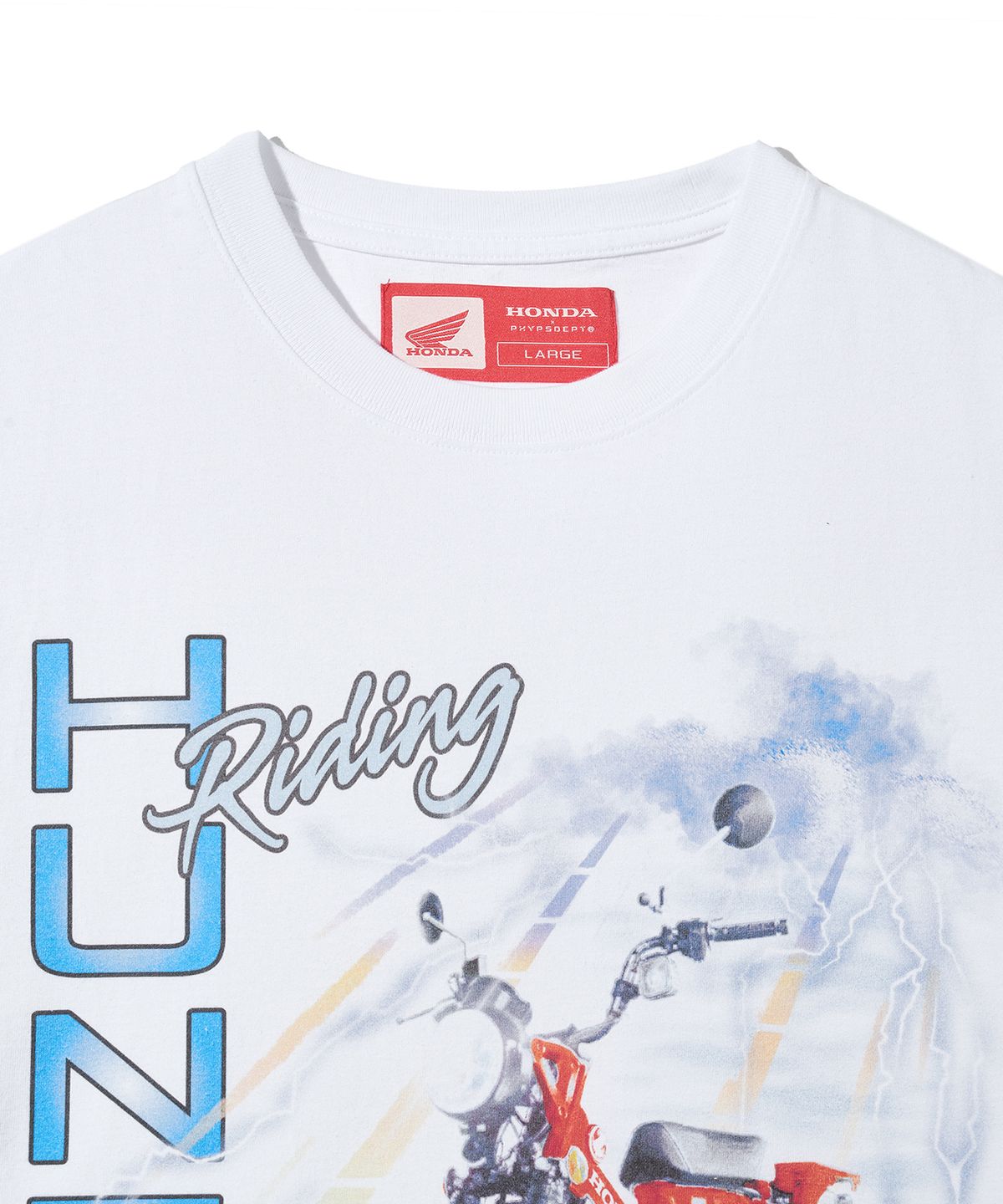 핍스 모터사이클(PHYPS MOTORCYCLE) Lighting Hunter Cub Short Sleeve White