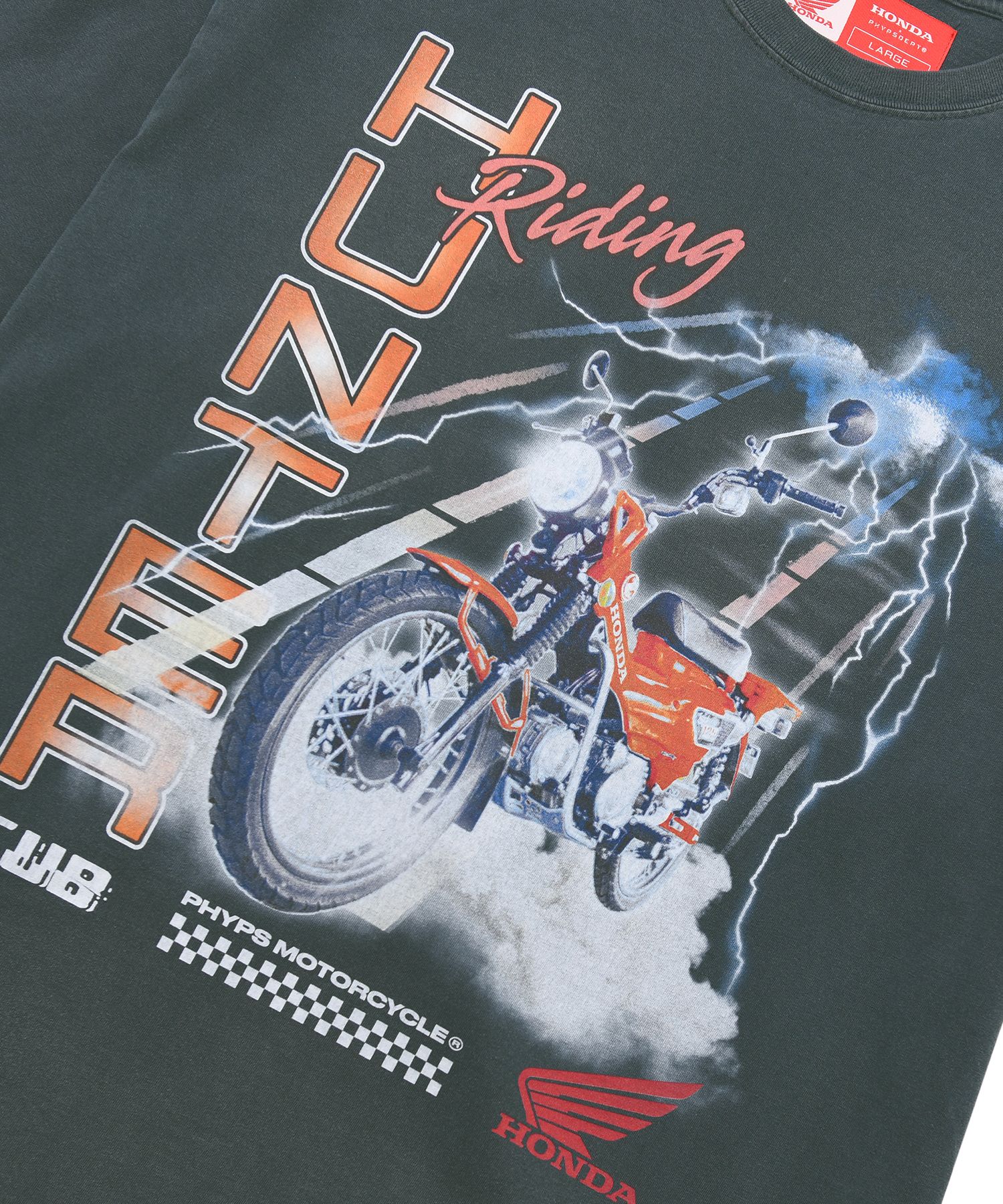 Tシャツ・カットソー HONDA MOTORCYCLE Hunter Cub Short Sleeve Charcoal MUSINSA | Honda Motorcycle Lighting Hunter Cub Short Sleeve