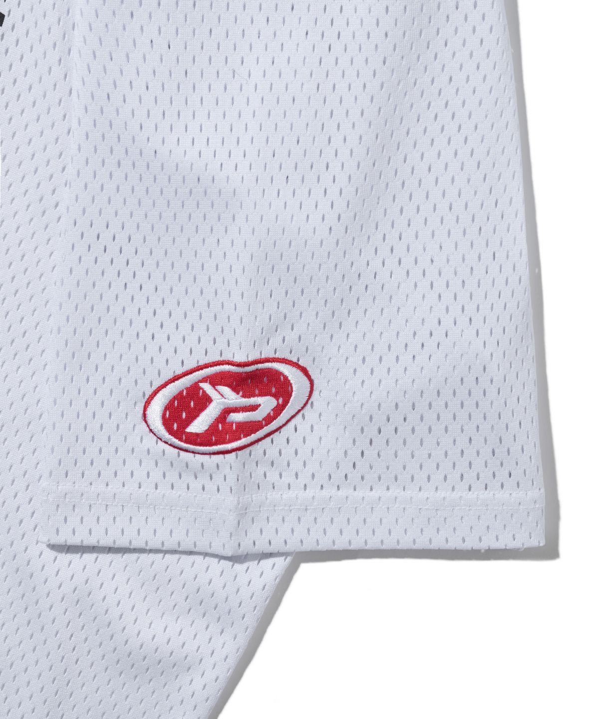 핍스 모터사이클(PHYPS MOTORCYCLE) Motorcycle Piping Mesh Short Sleeve White