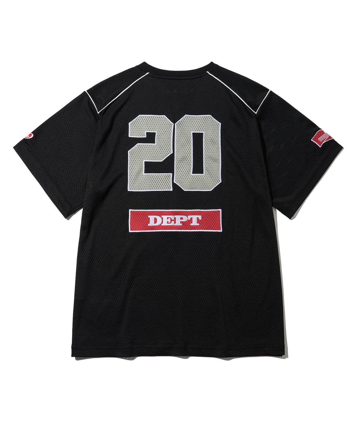 핍스 모터사이클(PHYPS MOTORCYCLE) Motorcycle Piping Mesh Short Sleeve Black