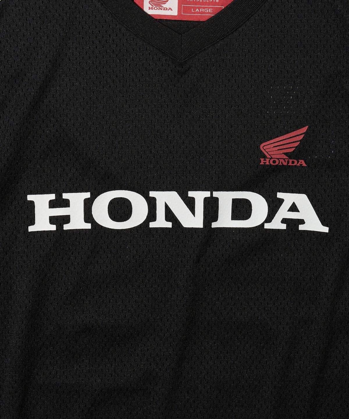 핍스 모터사이클(PHYPS MOTORCYCLE) Motorcycle Piping Mesh Short Sleeve Black