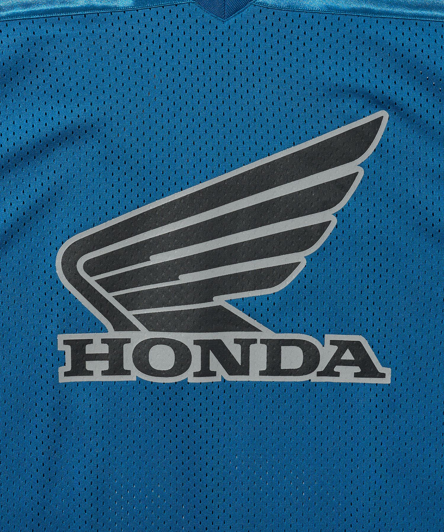 Tシャツ・カットソー HONDA MOTORCYCLE Original Wing logo Mesh Tshirt Blue Green MUSINSA | Honda Motorcycle Original Wing logo Mesh T-shirt