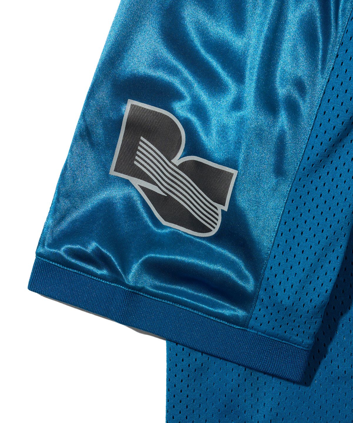 핍스 모터사이클(PHYPS MOTORCYCLE) Original Wing logo Mesh T-shirt Blue Green