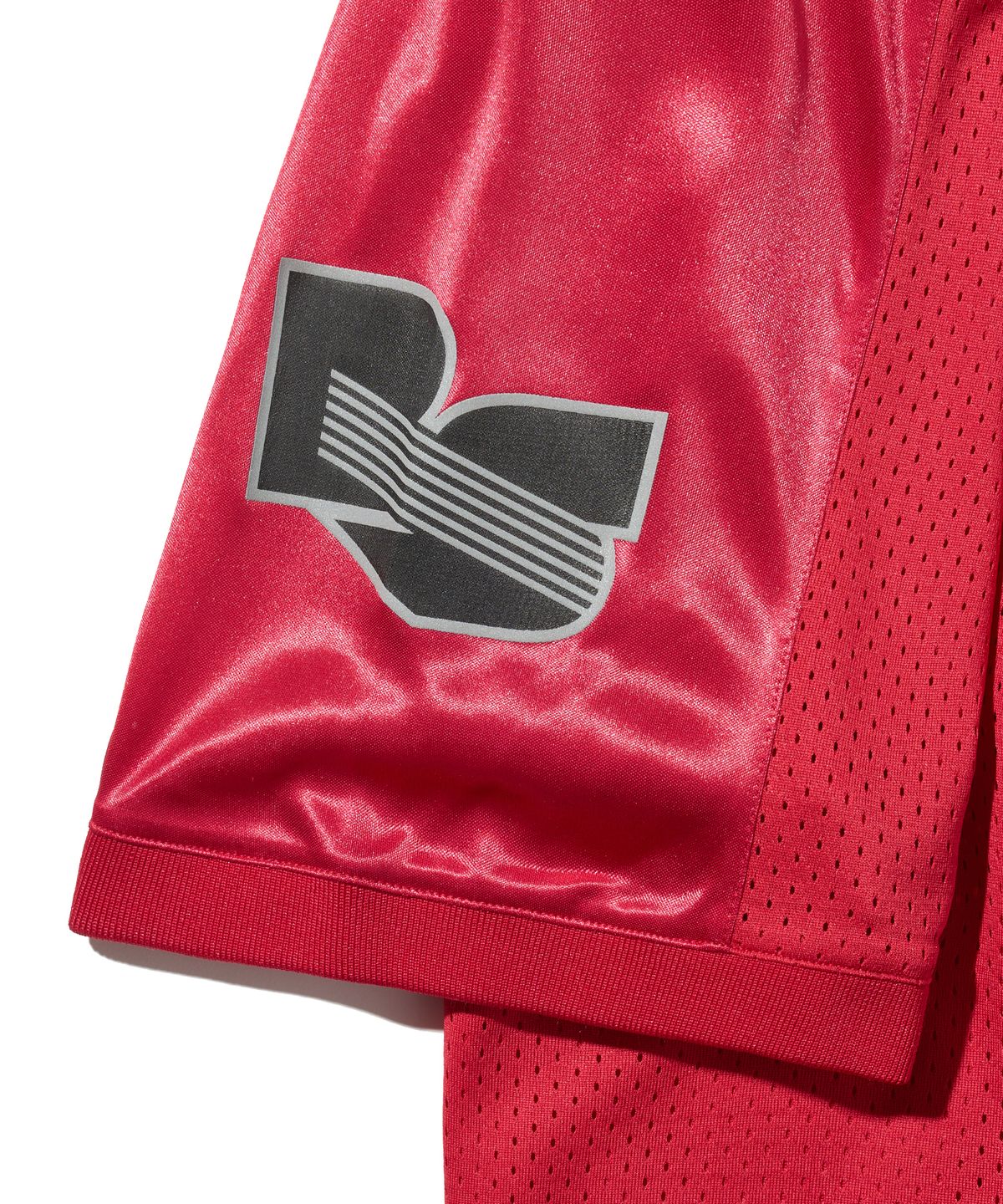 핍스 모터사이클(PHYPS MOTORCYCLE) Original Wing logo Mesh T-shirt Red
