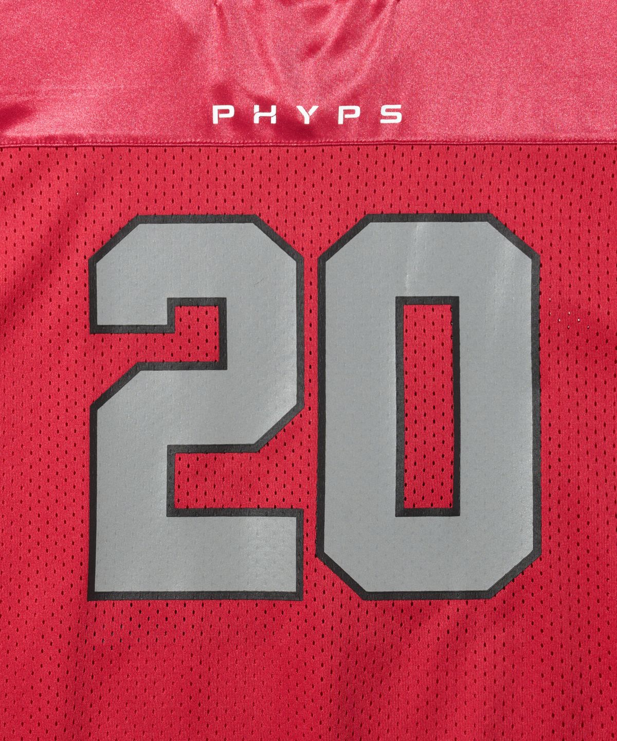 핍스 모터사이클(PHYPS MOTORCYCLE) Original Wing logo Mesh T-shirt Red