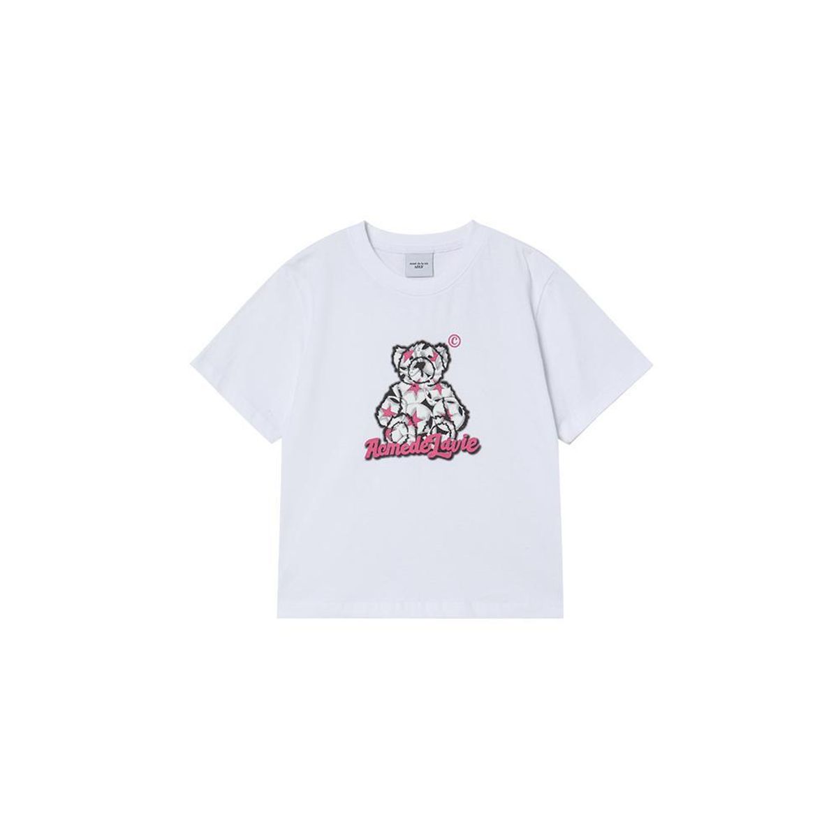 아크메드라비 키즈(acmedelaviekids) KIDS STAR BEAR SHORT SLEEVE T-SHIRT (3COLOR)