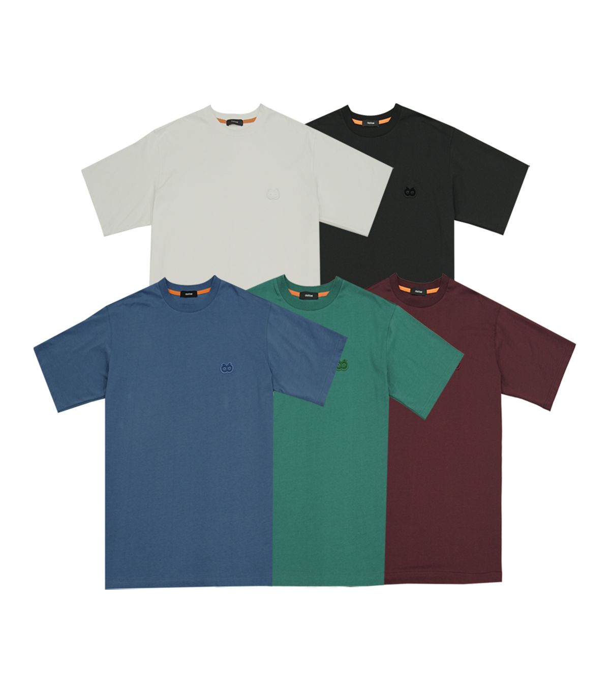 듑벨(DUB'BEL) 베이직 반팔 티셔츠 DBUTVTS2112
