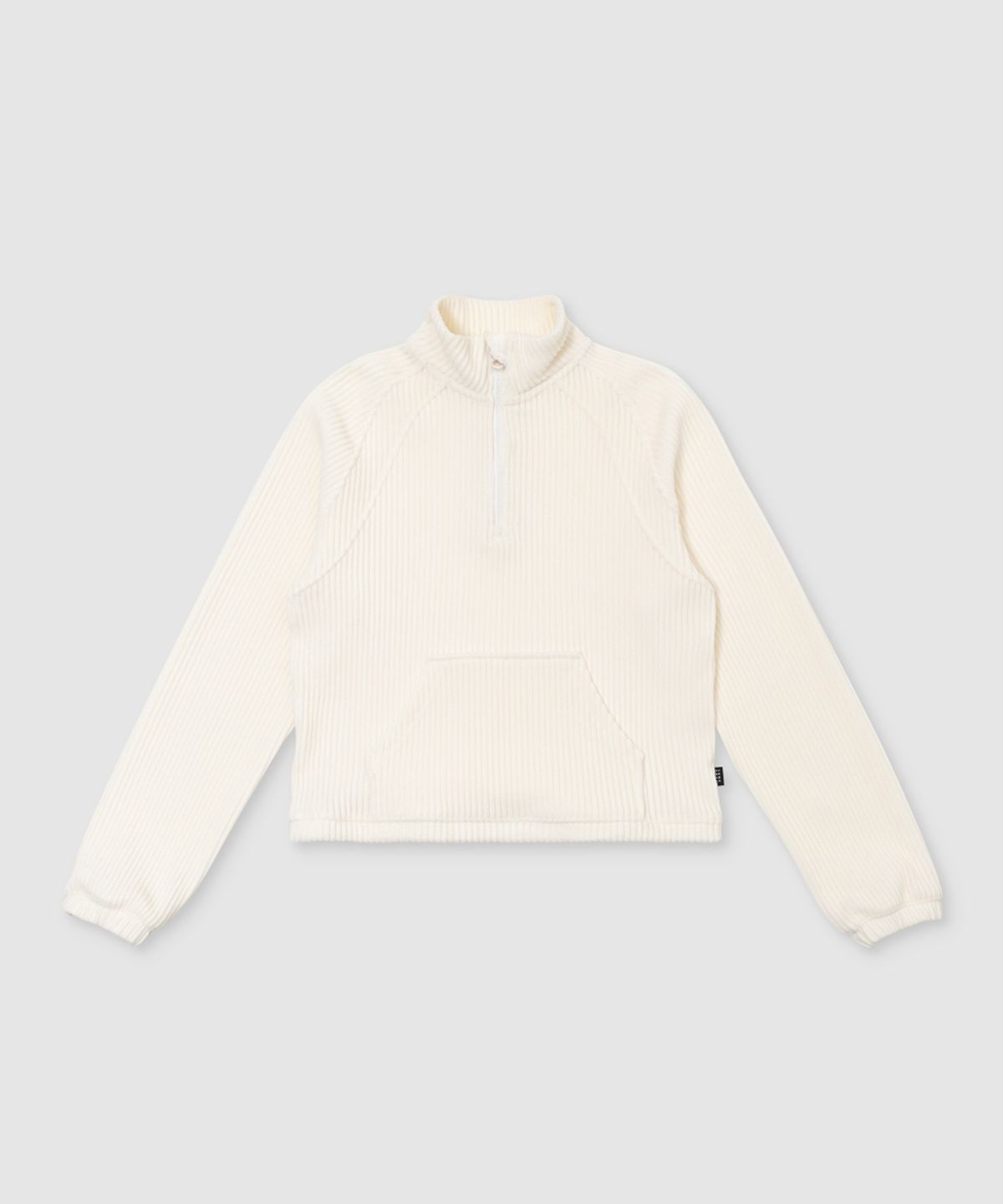 무신사 스탠다드 스포츠(MUSINSA STANDARD SPORTS) 벨보아 골지 하프집 롱슬리브 우먼 (3color)