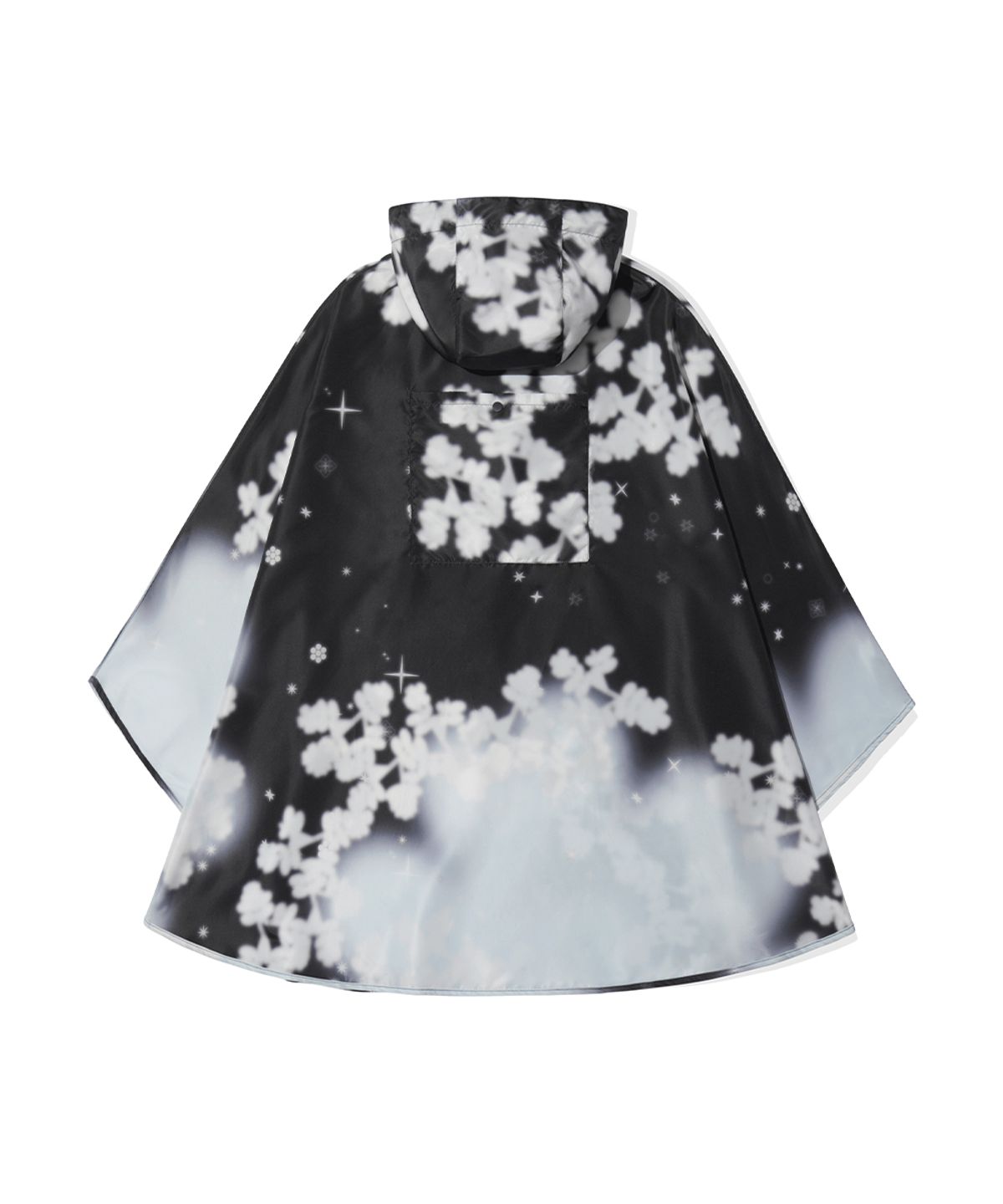 락피쉬웨더웨어(ROCKFISH WEATHERWEAR) [X MINJUKIM] FLORAL GRAPHIC PACKABLE PONCHO - 3 colors