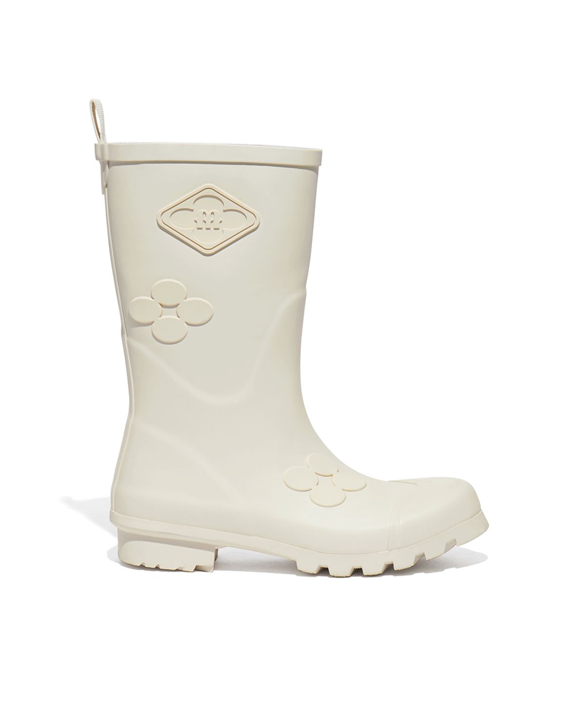 락피쉬웨더웨어(ROCKFISH WEATHERWEAR) [X MINJUKIM] FLORAL PATCH RAIN BOOTS SHORT - 4 colors