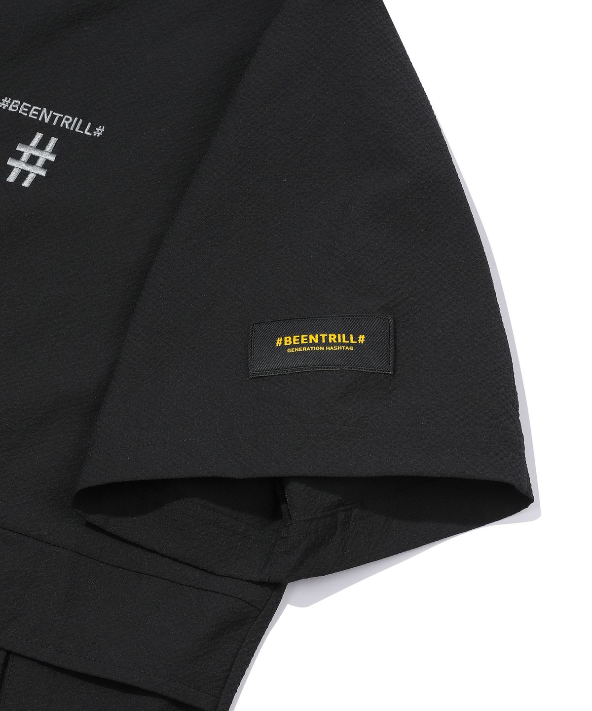 빈트릴(BEENTRILL) 폴리써커 아노락 점퍼(블랙)