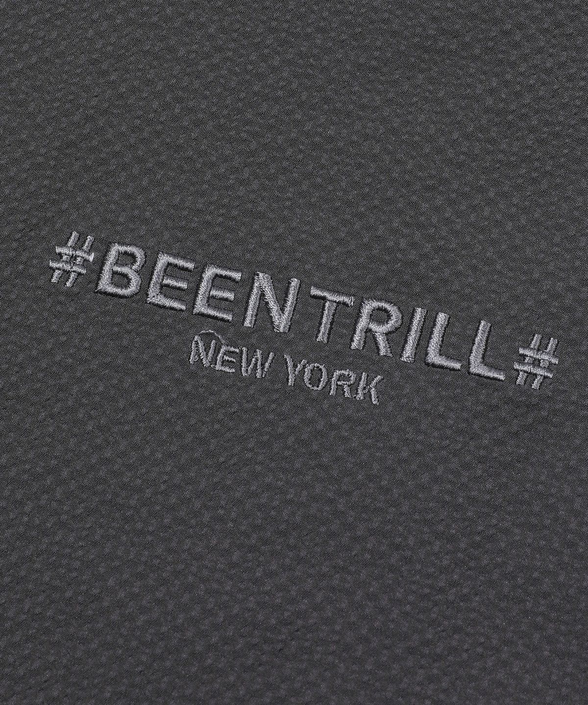 빈트릴(BEENTRILL) 폴리써커 아노락 점퍼(차콜)