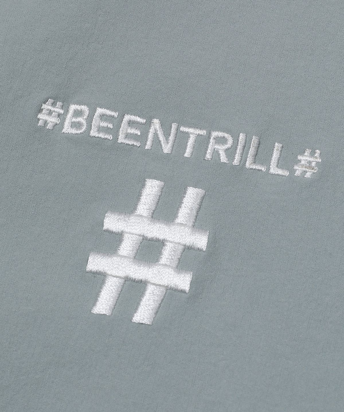 빈트릴(BEENTRILL) 우븐 테크 차이나카라 아노락 점퍼(라이트 카키)