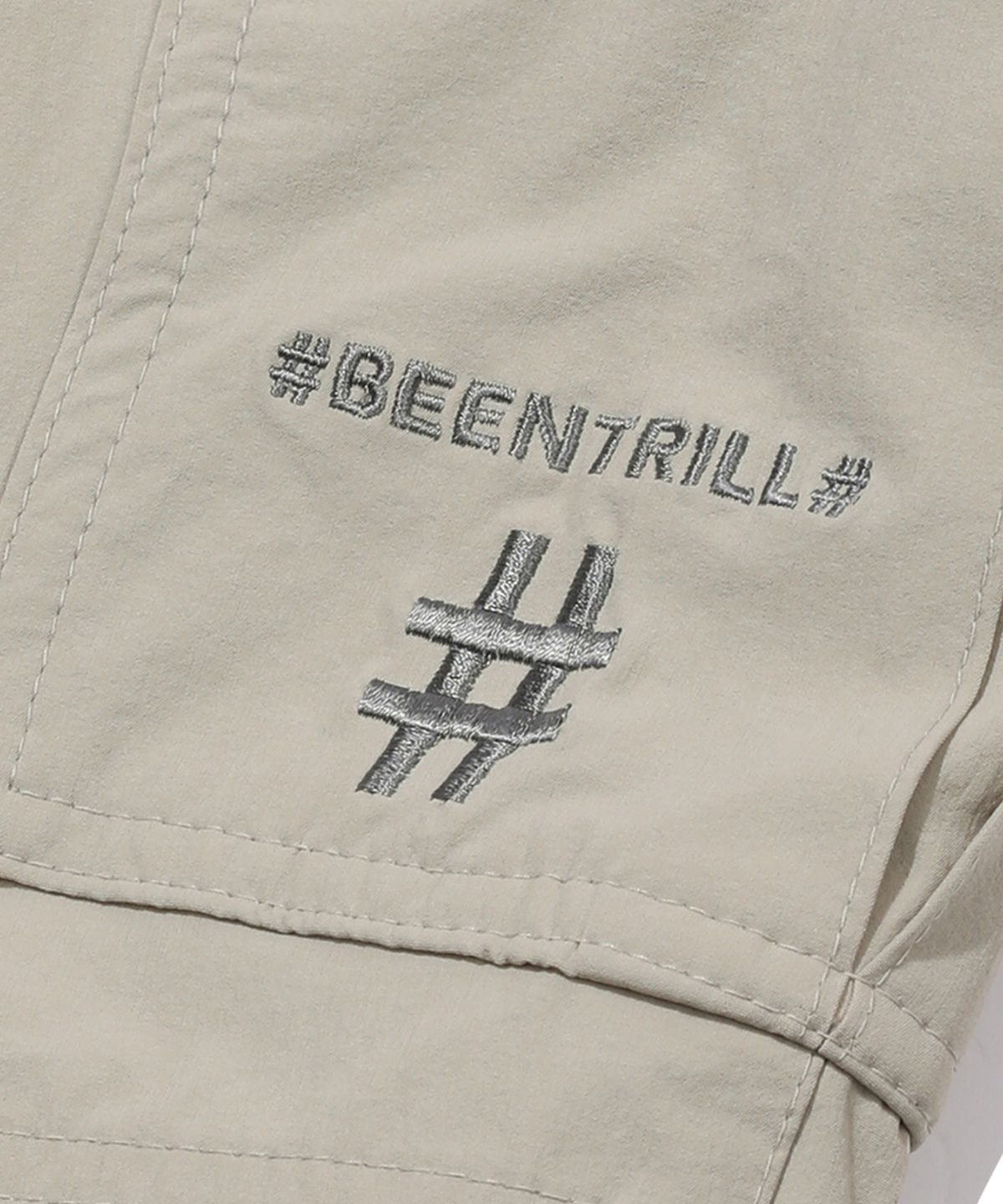 빈트릴(BEENTRILL) 우븐 카고 쇼츠(라이트 베이지)