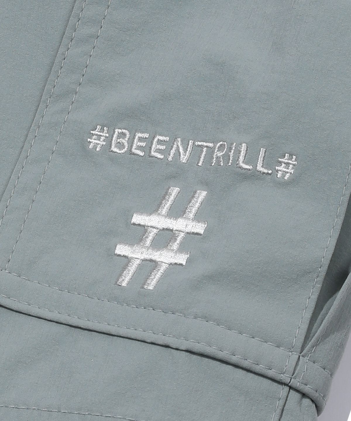 빈트릴(BEENTRILL) 우븐 카고 쇼츠(라이트 카키)