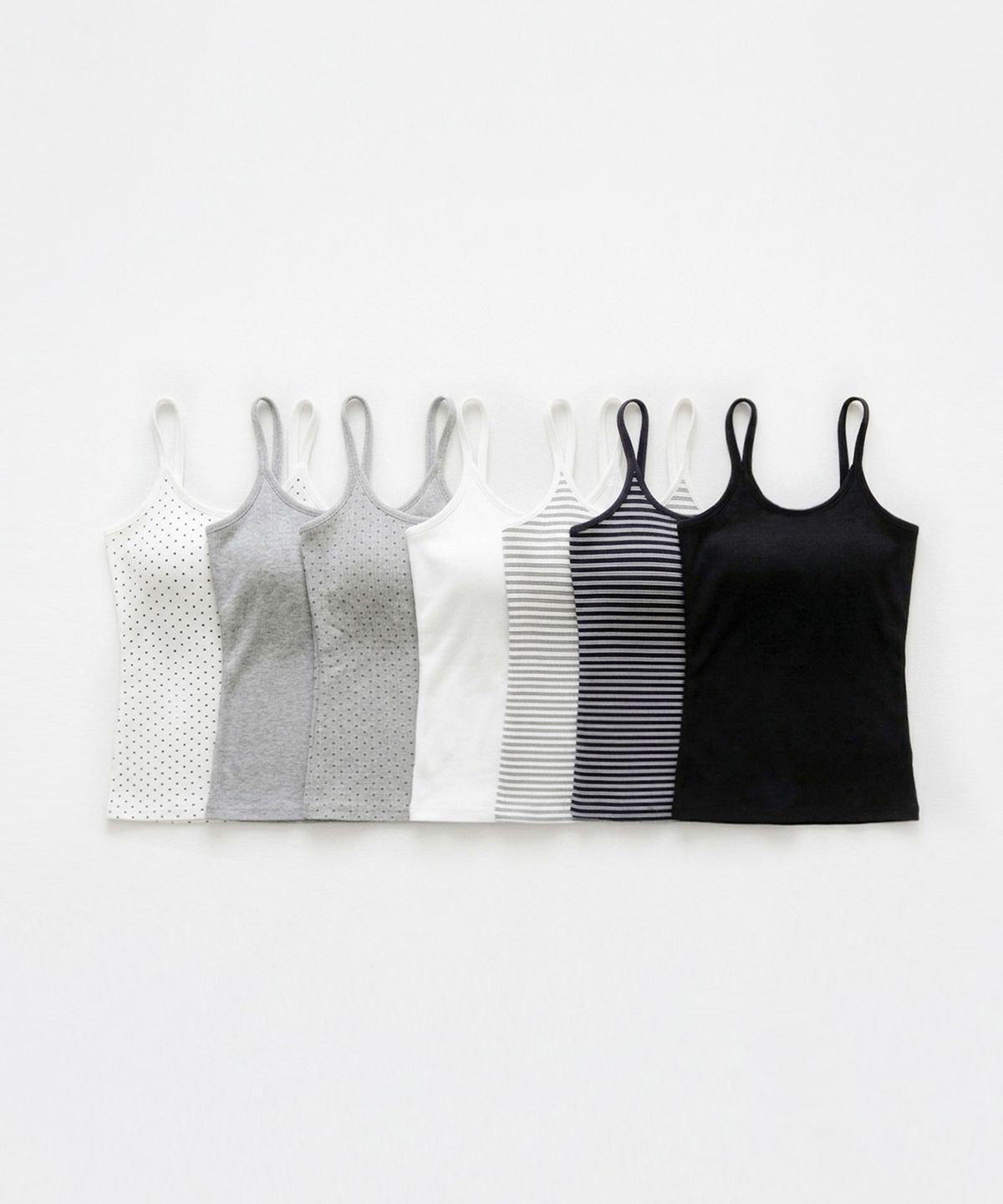 몽돌(MONGDOL) 캡 내장 스퀘어넥 이너 나시 MDTS075_7 Colors