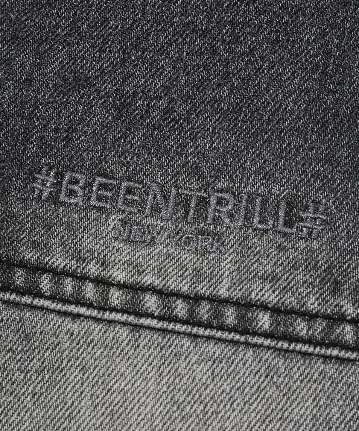 빈트릴(BEENTRILL) 스탠다드 데님 버뮤다 팬츠(블랙)
