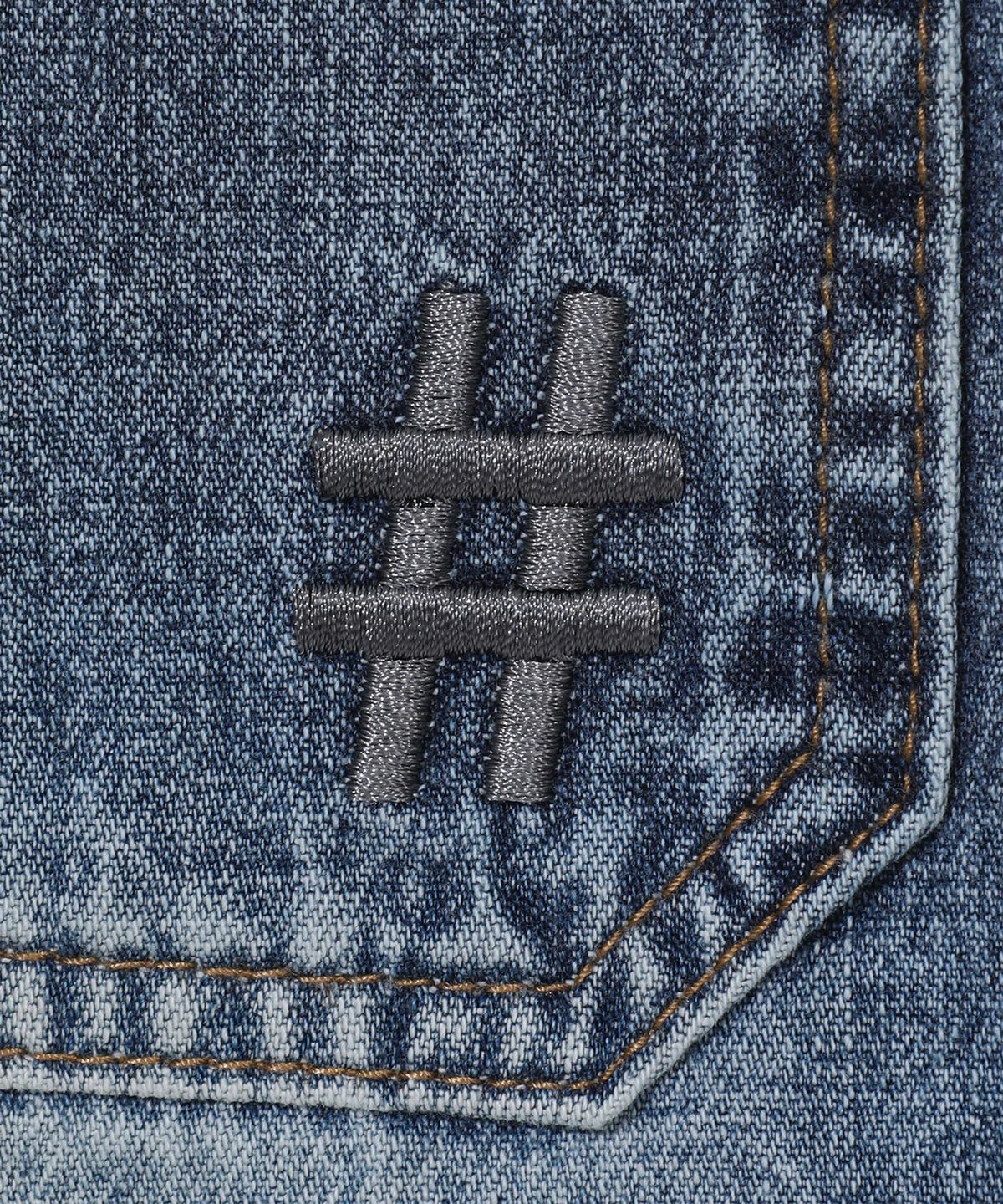 빈트릴(BEENTRILL) 빈티지 워싱 투포켓 데님 셔츠(인디고)