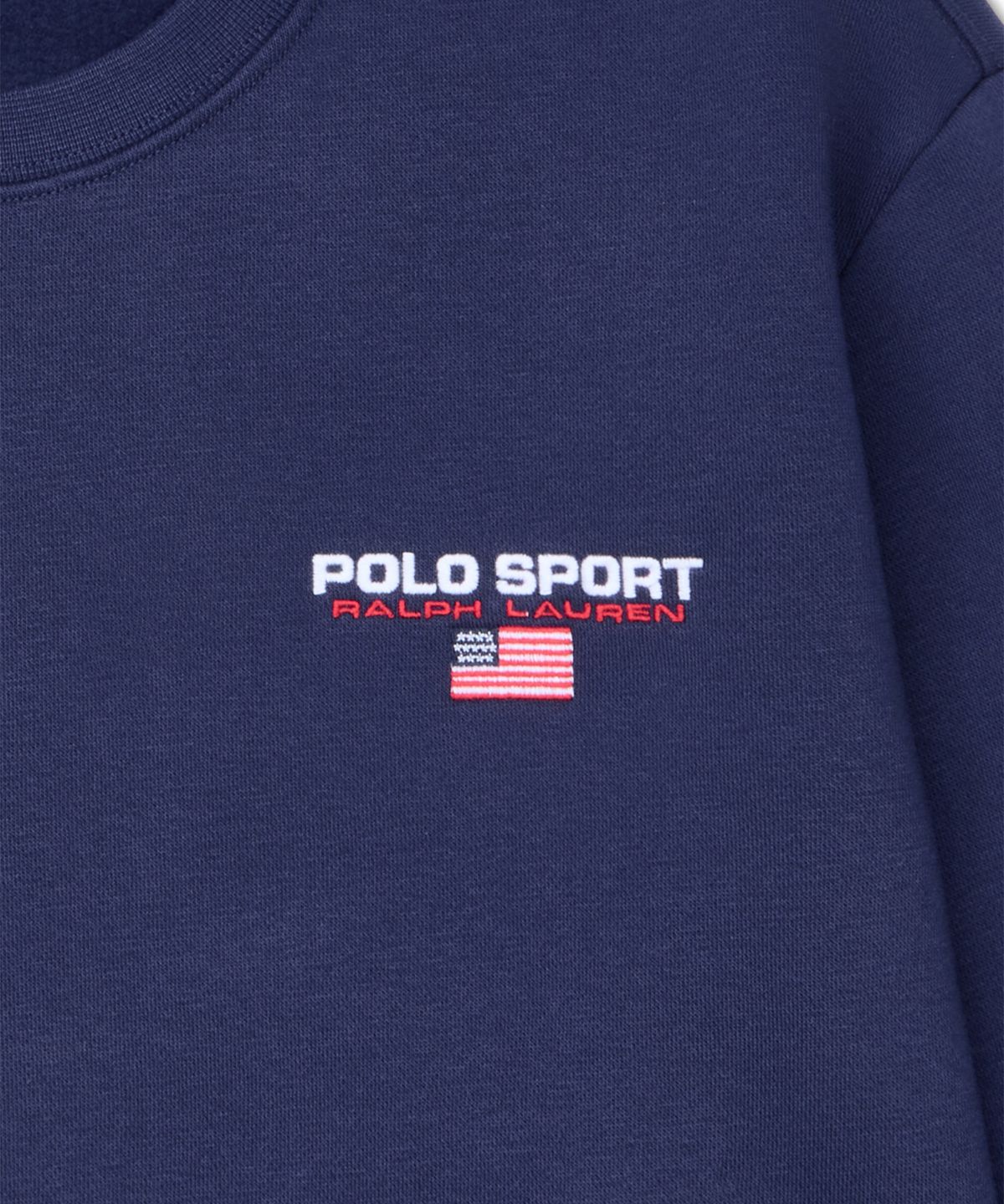 폴로 랄프 로렌(POLO RALPH LAUREN) 폴로 스포츠 플리스 스웨트셔츠-네이비