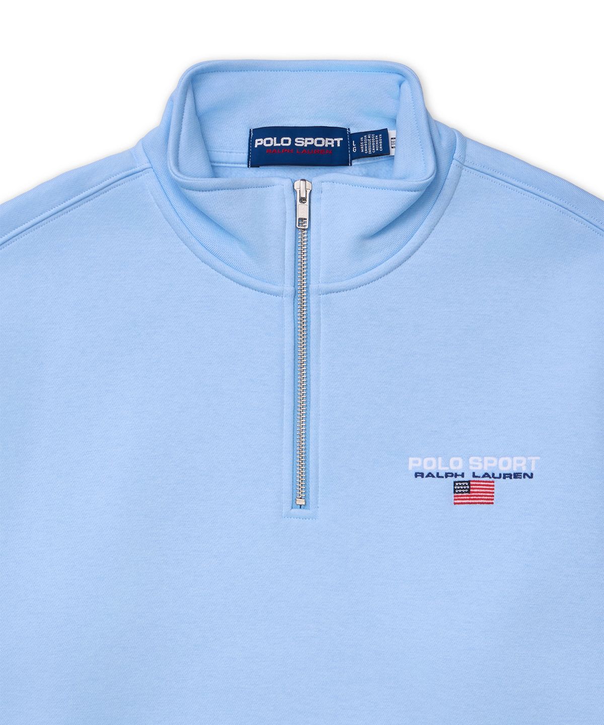폴로 랄프 로렌(POLO RALPH LAUREN) 폴로 스포츠 플리스 쿼터 지퍼 스웨트셔츠-블루
