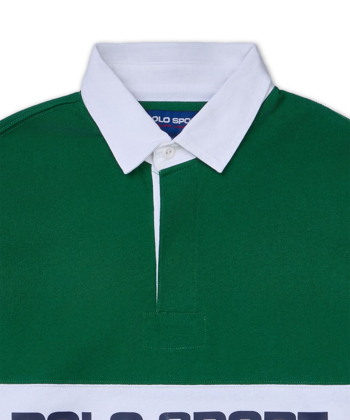 폴로 랄프 로렌(POLO RALPH LAUREN) 클래식핏 폴로 스포츠 럭비 셔츠-그린