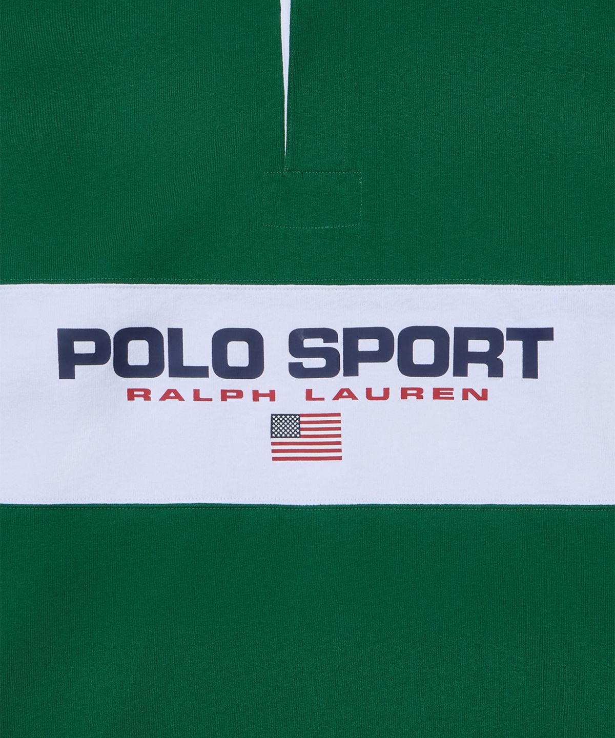 폴로 랄프 로렌(POLO RALPH LAUREN) 클래식핏 폴로 스포츠 럭비 셔츠-그린