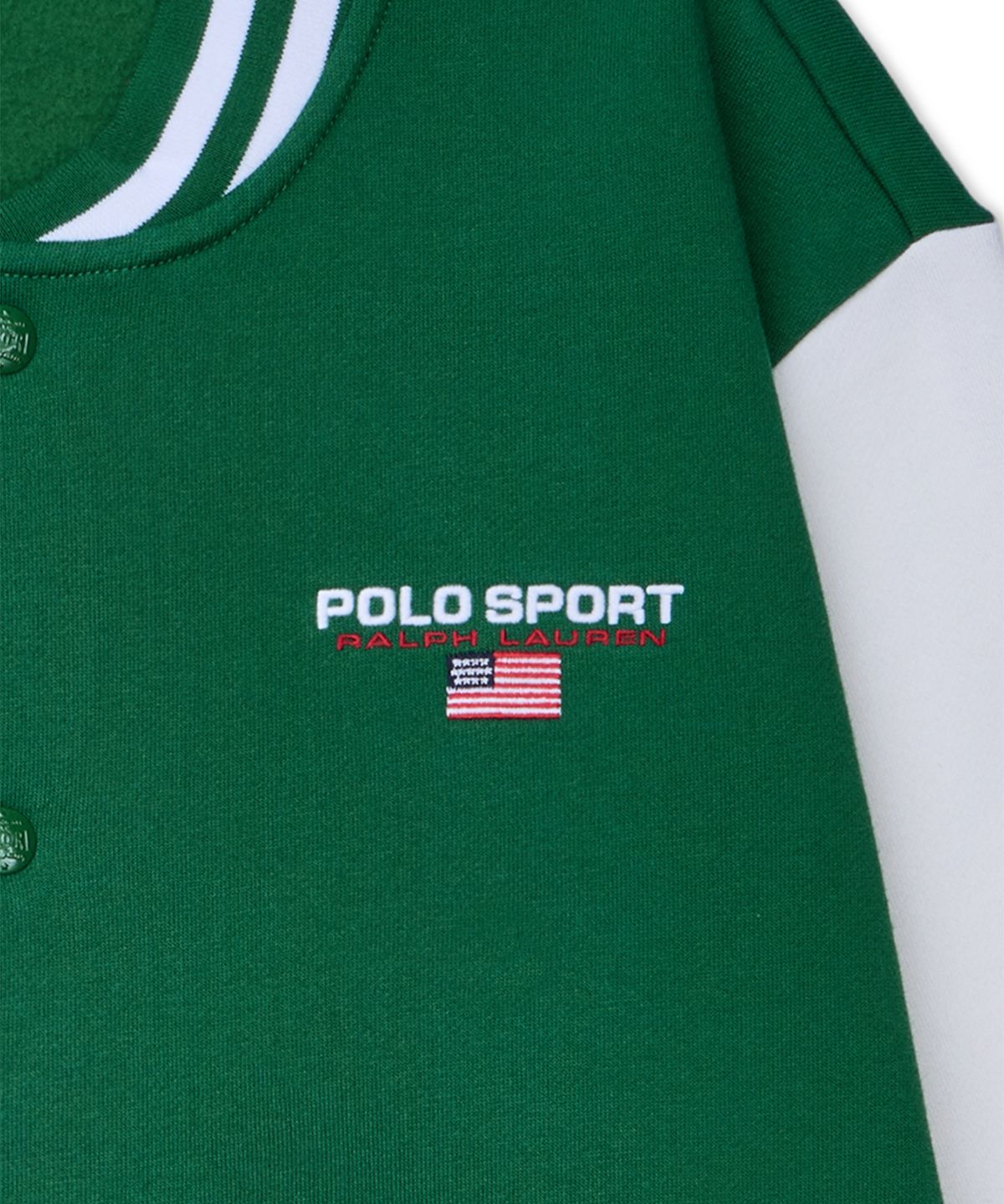 폴로 랄프 로렌(POLO RALPH LAUREN) 폴로 스포츠 플리스 베이스볼 재킷-멀티 컬러
