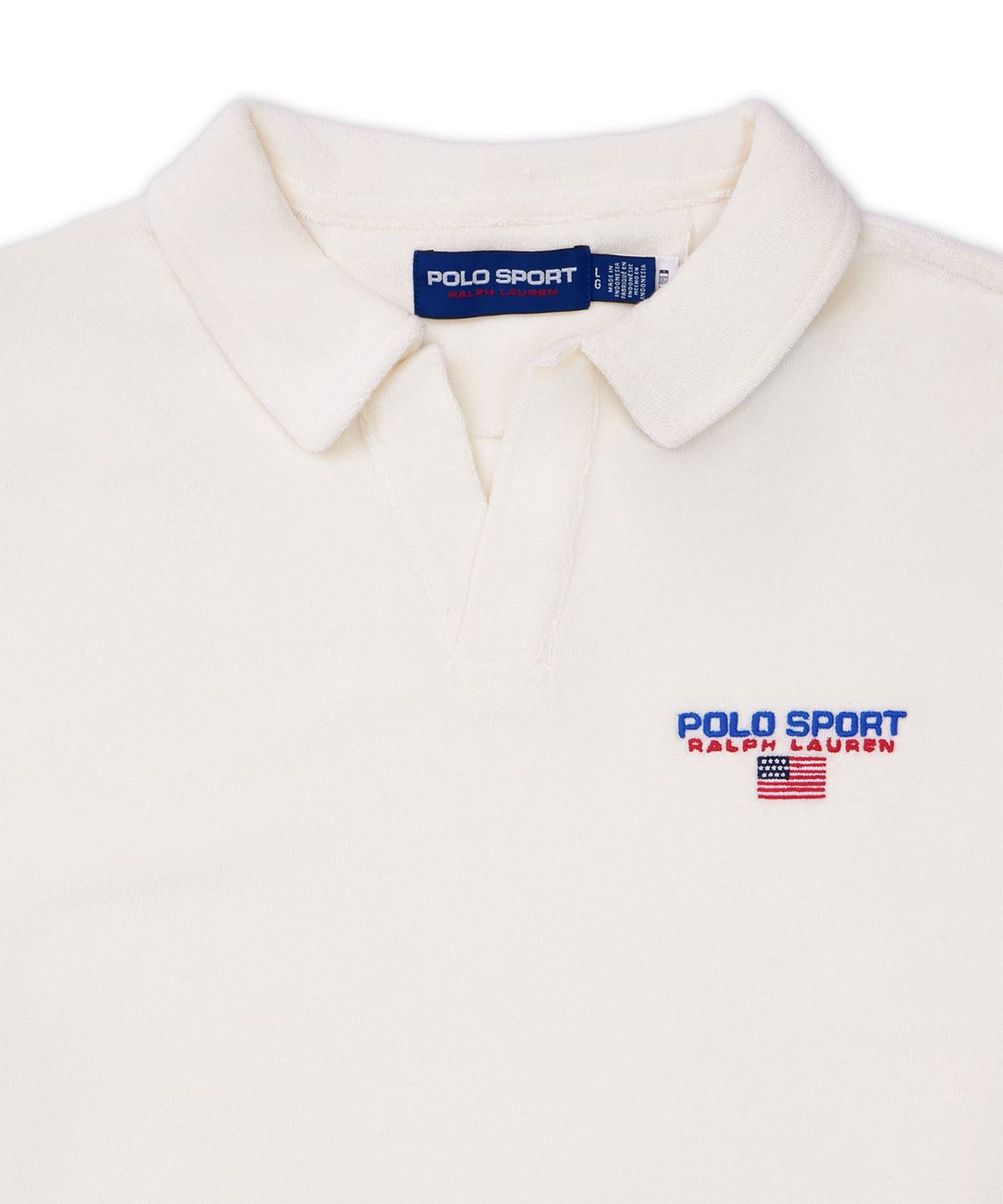 폴로 랄프 로렌(POLO RALPH LAUREN) 폴로 스포츠 테리 폴로 셔츠-내추럴