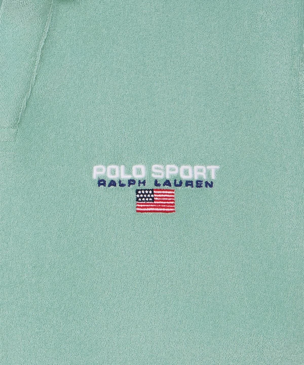 폴로 랄프 로렌(POLO RALPH LAUREN) 폴로 스포츠 테리 폴로 셔츠-미디움 그린