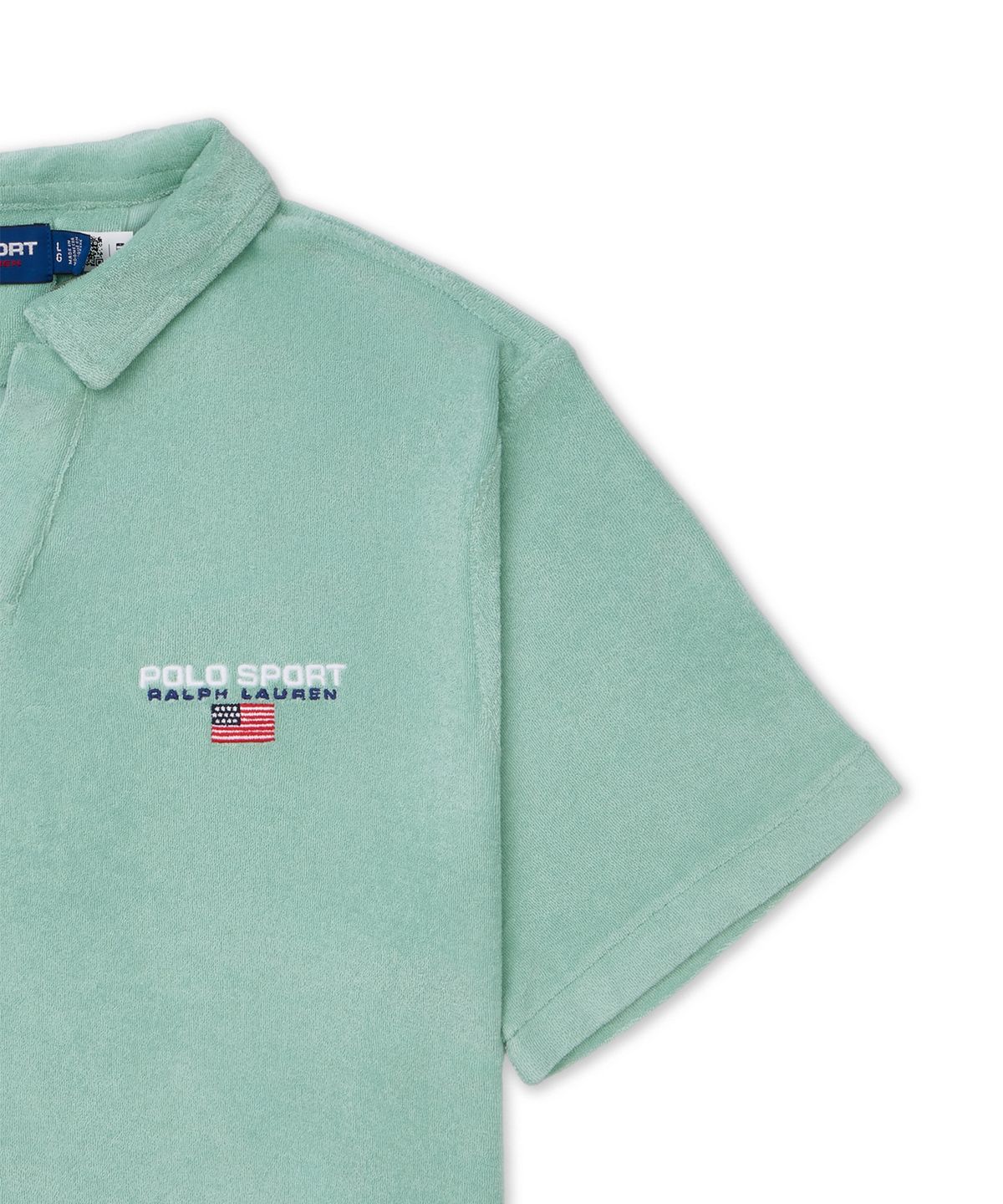 폴로 랄프 로렌(POLO RALPH LAUREN) 폴로 스포츠 테리 폴로 셔츠-미디움 그린