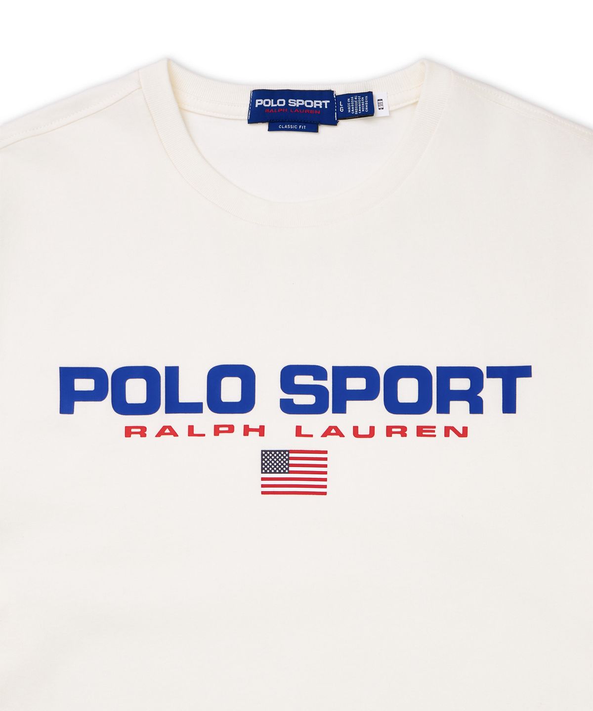 폴로 랄프 로렌(POLO RALPH LAUREN) 클래식핏 폴로 스포츠 저지 티셔츠-내추럴