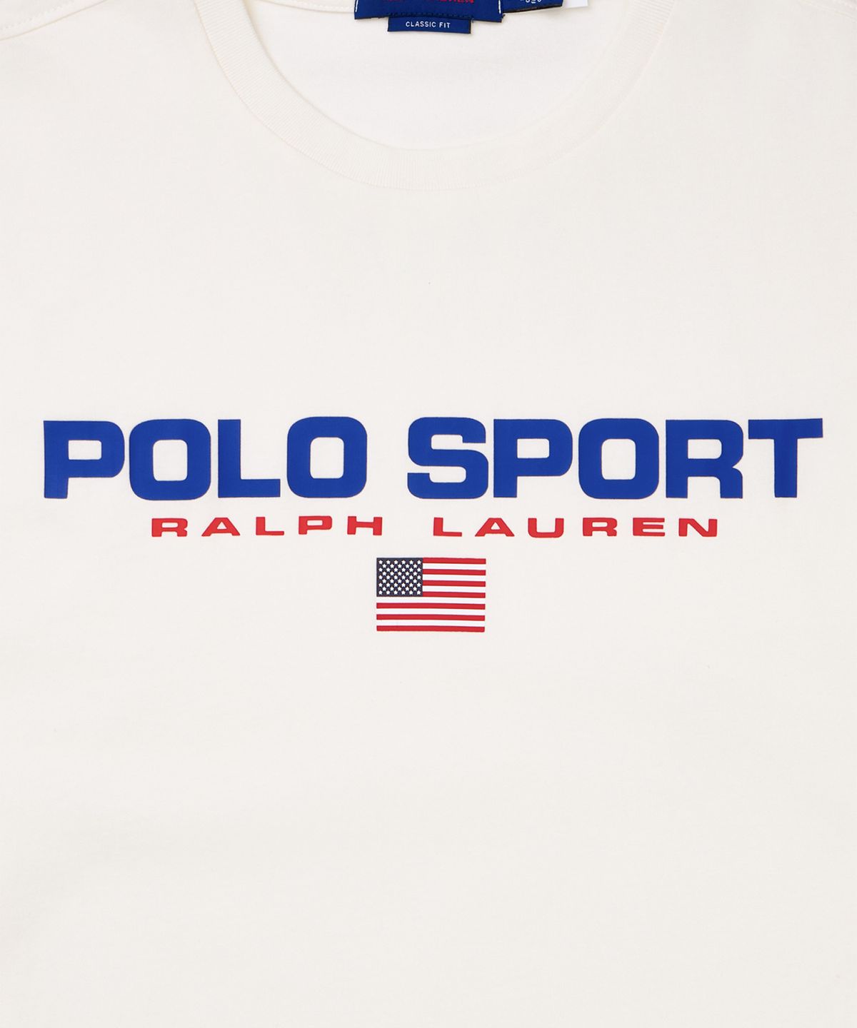 폴로 랄프 로렌(POLO RALPH LAUREN) 클래식핏 폴로 스포츠 저지 티셔츠-내추럴