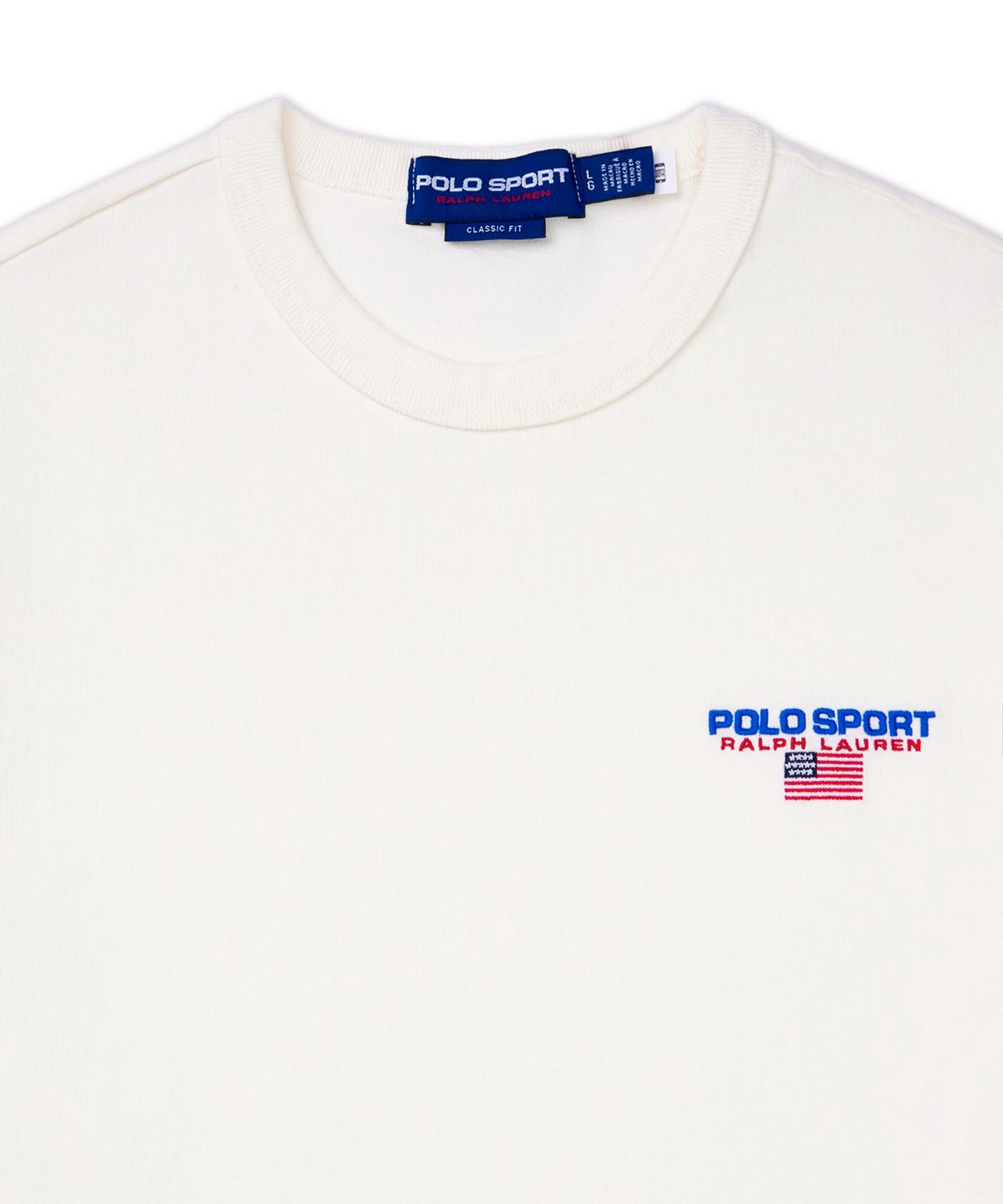폴로 랄프 로렌(POLO RALPH LAUREN) 클래식핏 폴로 스포츠 저지 티셔츠-내추럴