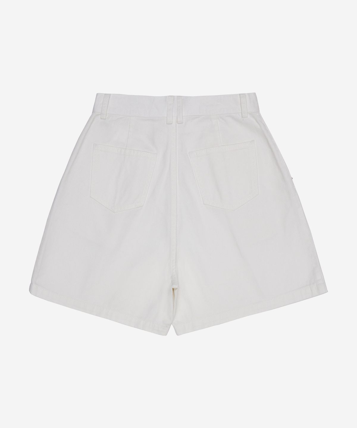필더스(FIELDERS) WIDE TWO-TUCK HALF-PANTS WHITE