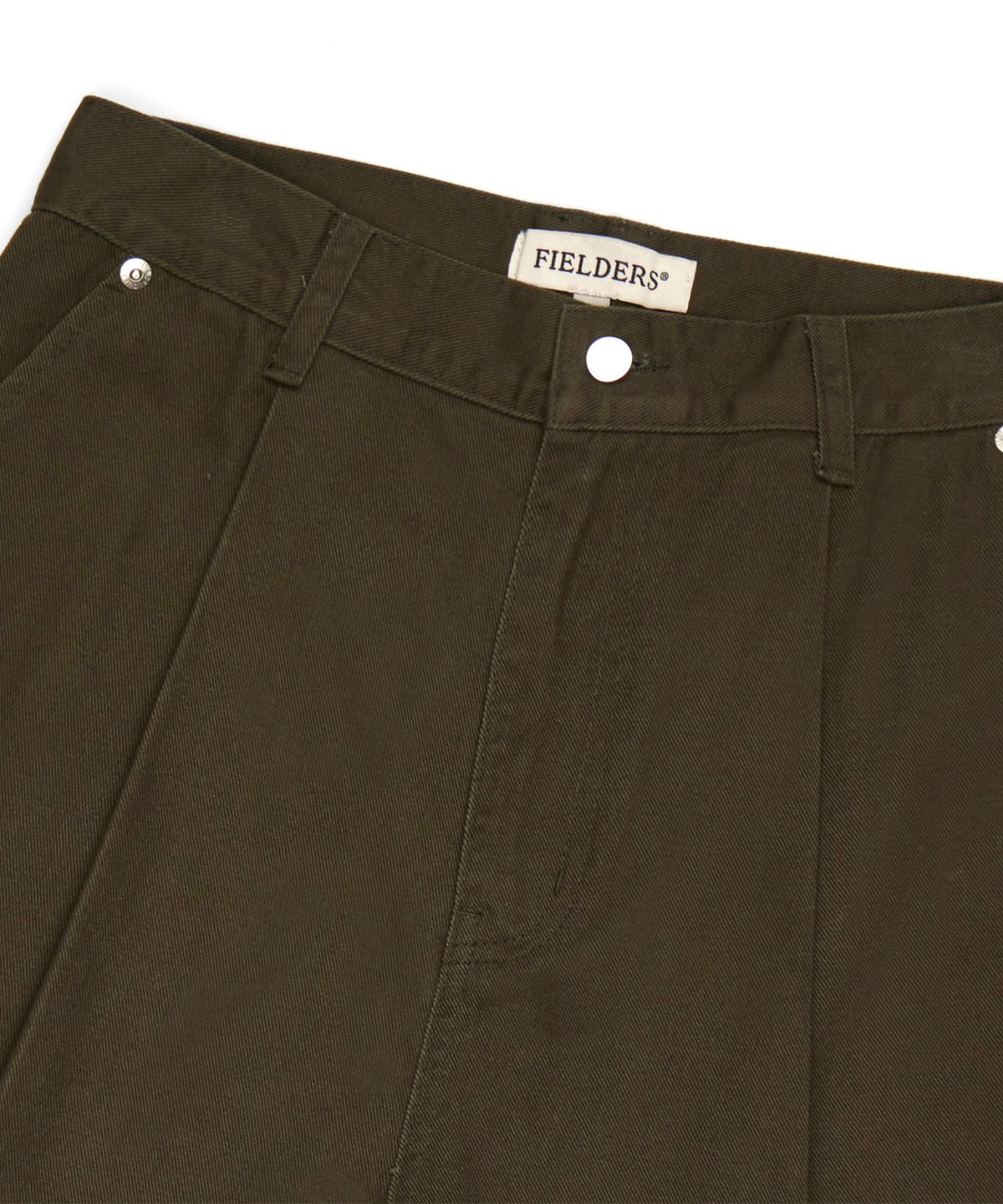 필더스(FIELDERS) WIDE TWO-TUCK HALF-PANTS KHAKI