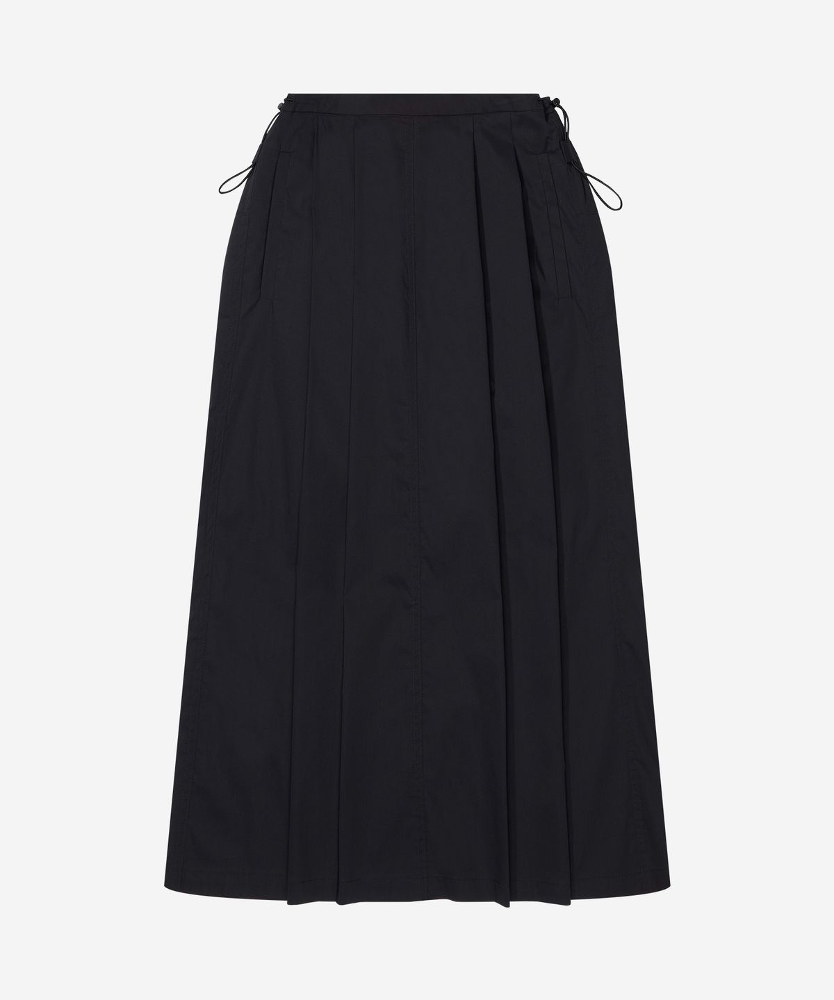 필더스(FIELDERS) STRING LONG SKIRT BLACK