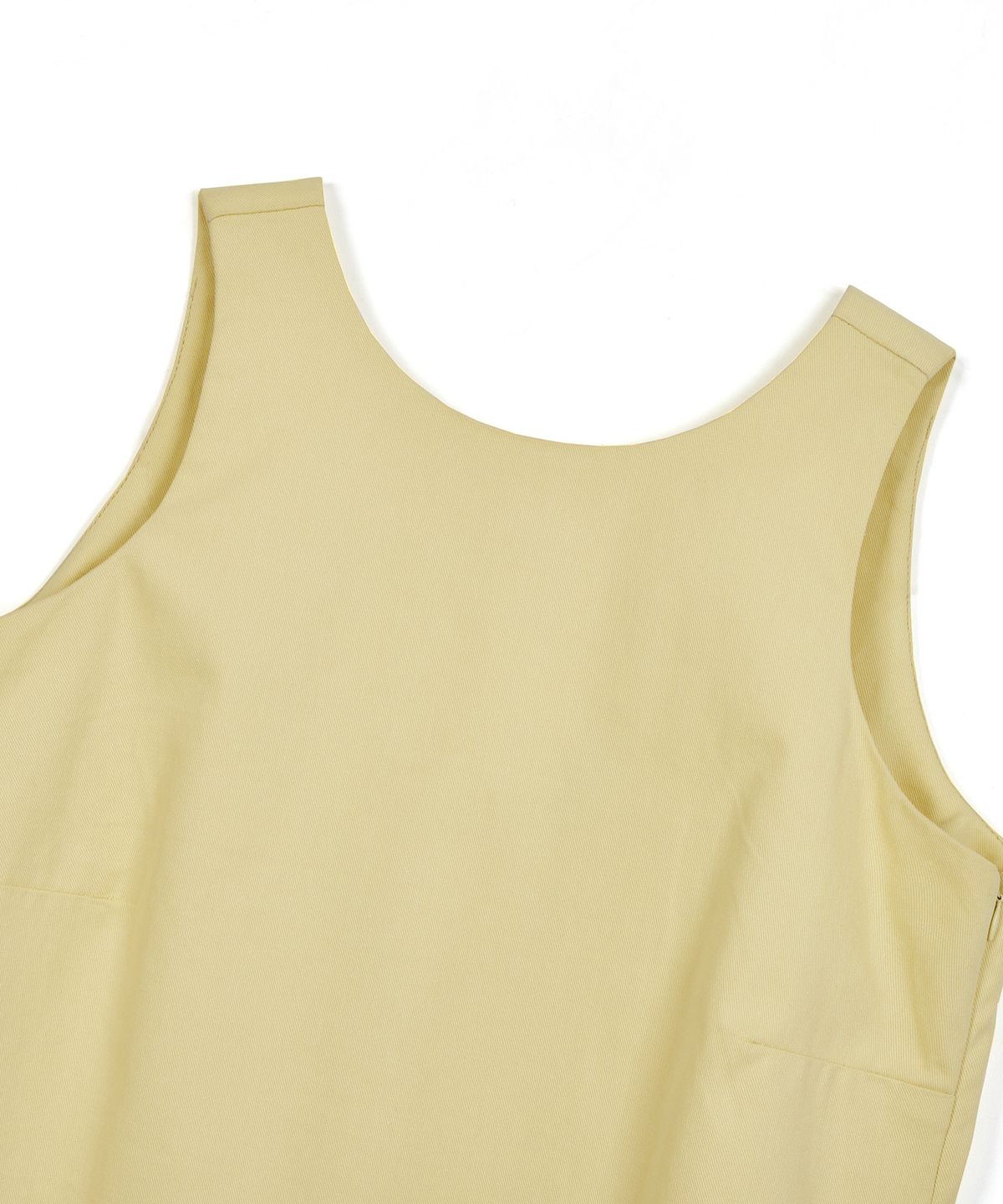 필더스(FIELDERS) BASIC OPEN BACK DRESS YELLOW
