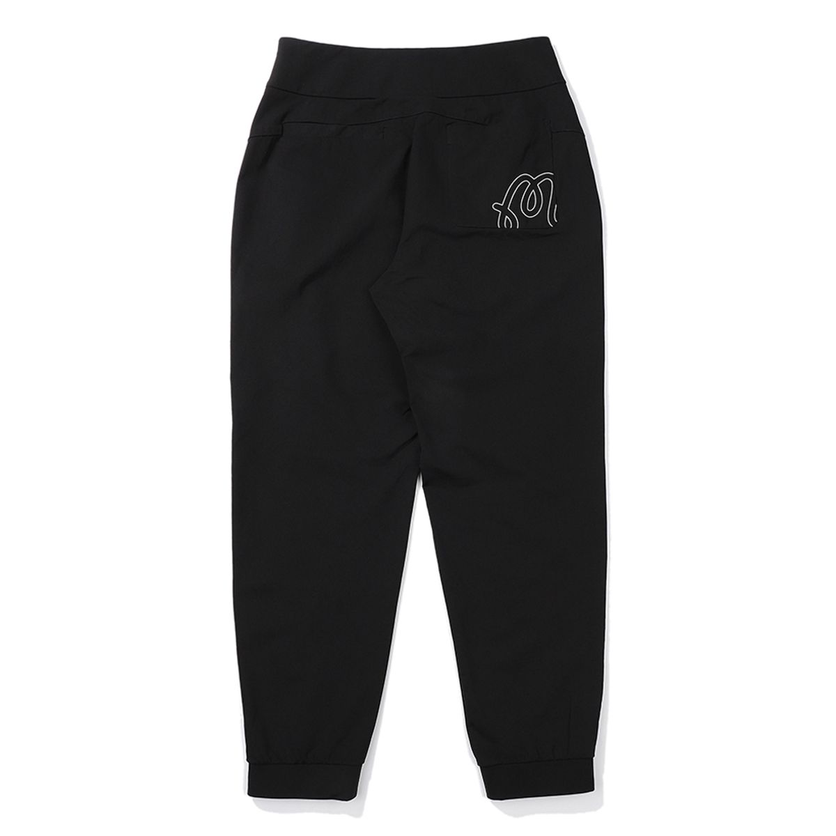 말본 골프(MALBON GOLF) 저지 9부 조거 팬츠 BLACK (WOMAN)