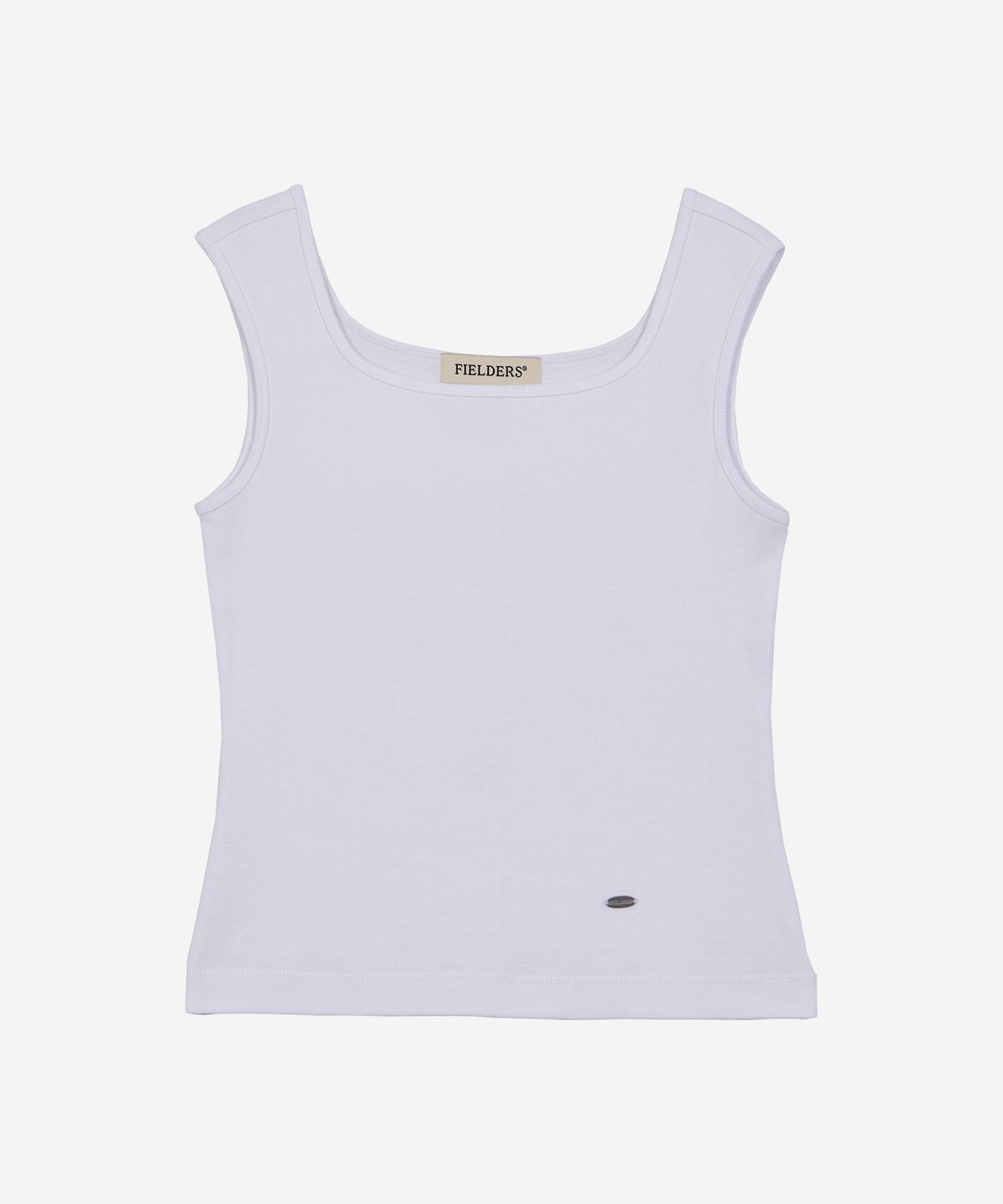 필더스(FIELDERS) SQUARE NECK SLEEVELESS WHITE
