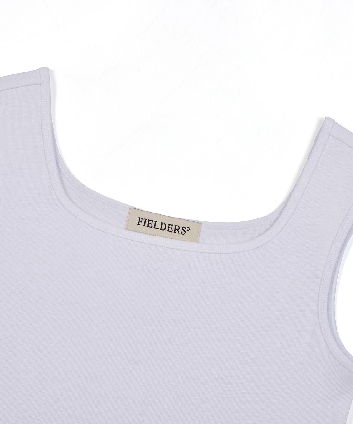 필더스(FIELDERS) SQUARE NECK SLEEVELESS WHITE