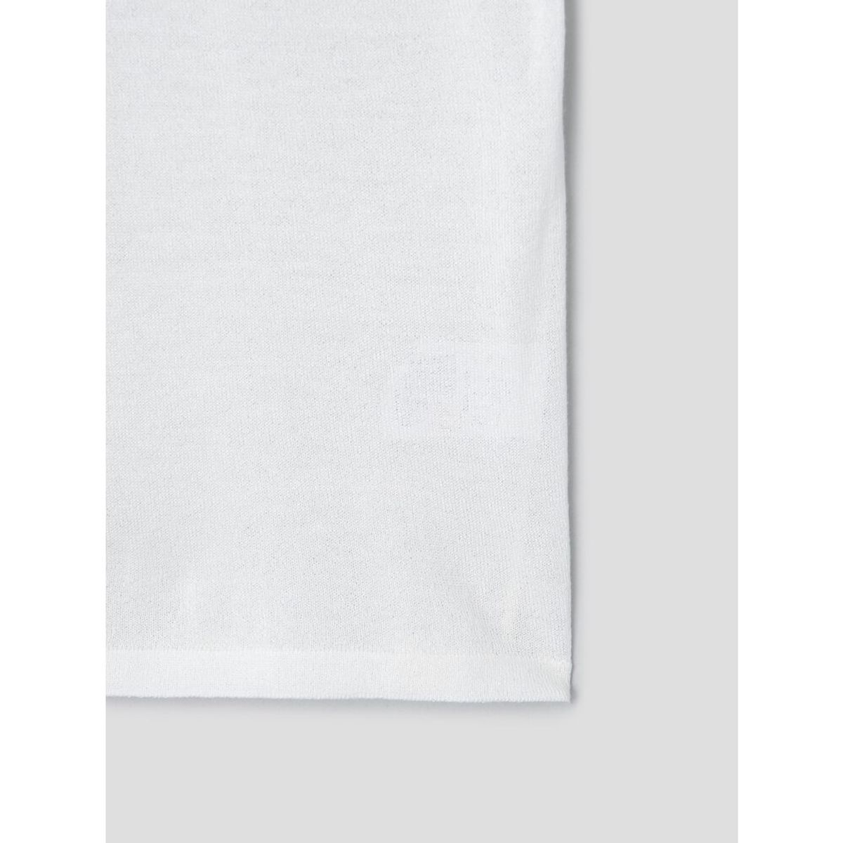앙개(ANGGAE) Basic Fine Knit TShirt  Ivory